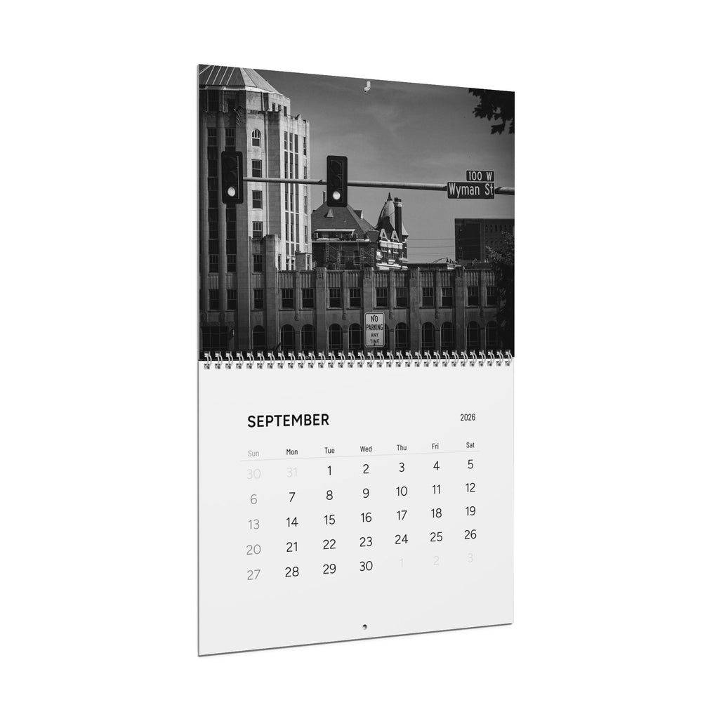 2026 Hometown Noir Wall Calendar — Rockford, IL