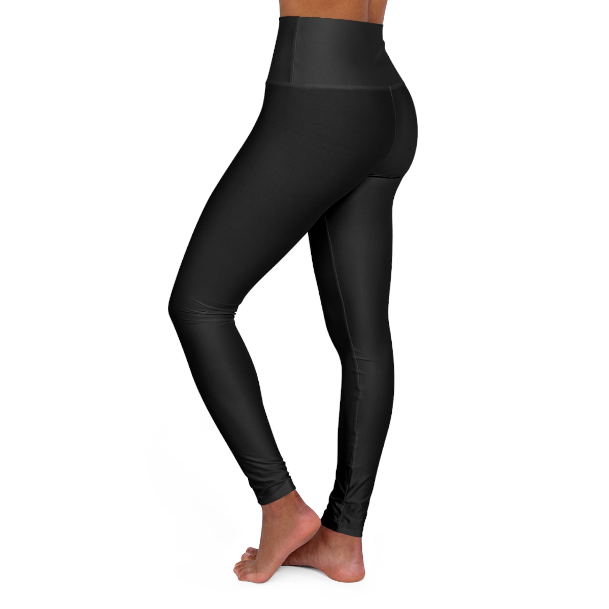 Fit22 by Gordon Moriarty - Black High-Waisted Yoga Performance Leggings