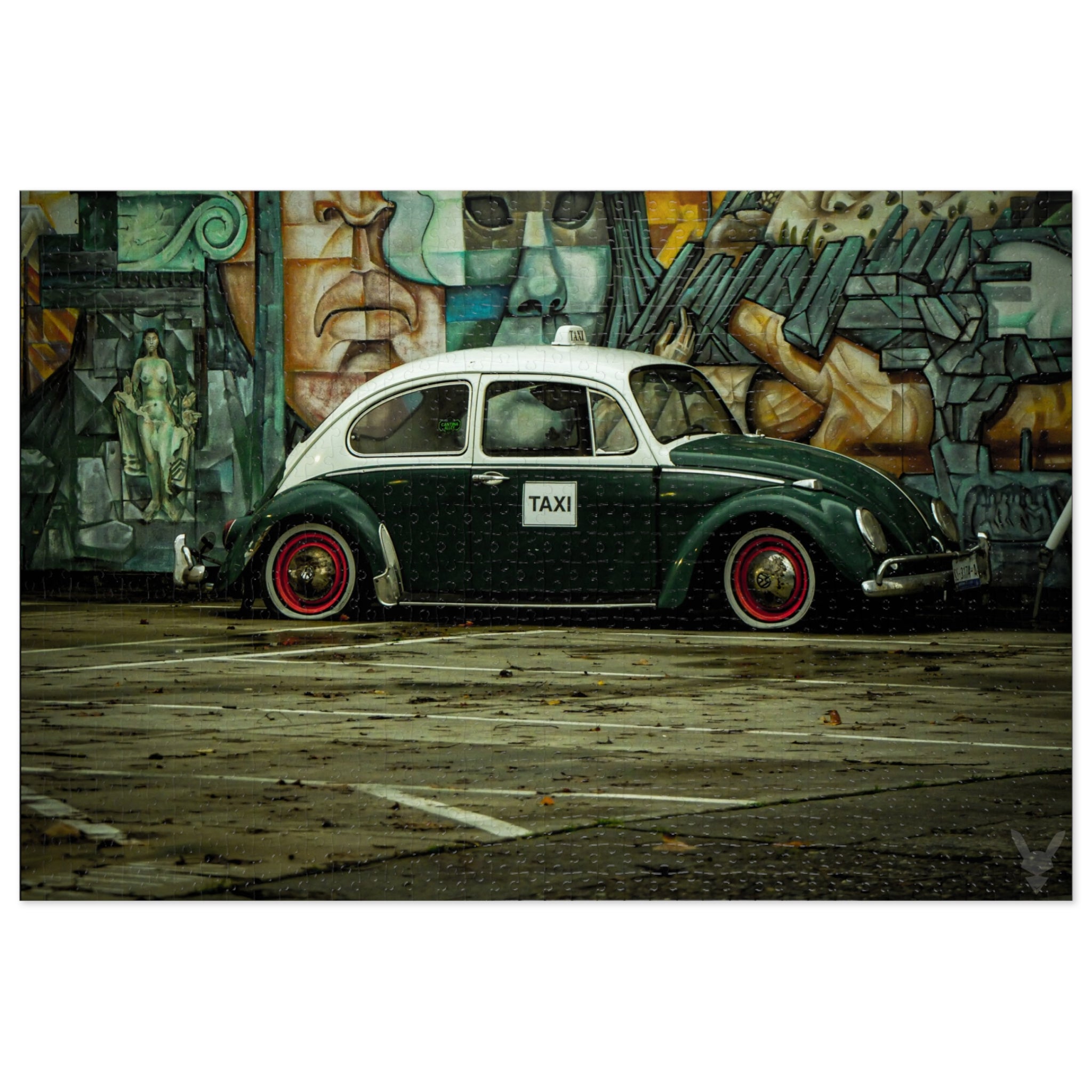 Sacramento Matte  Back Alley Cab— Jigsaw Puzzle (6 Sizes)
