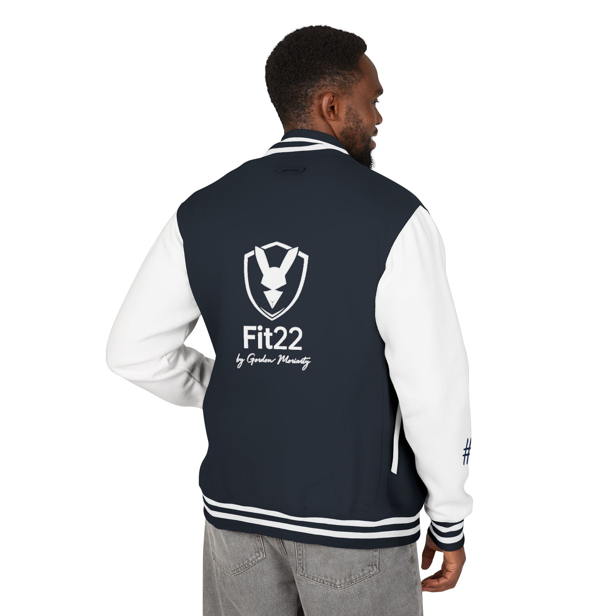Fit22 Sports Club Varsity Letterman Jacket —
