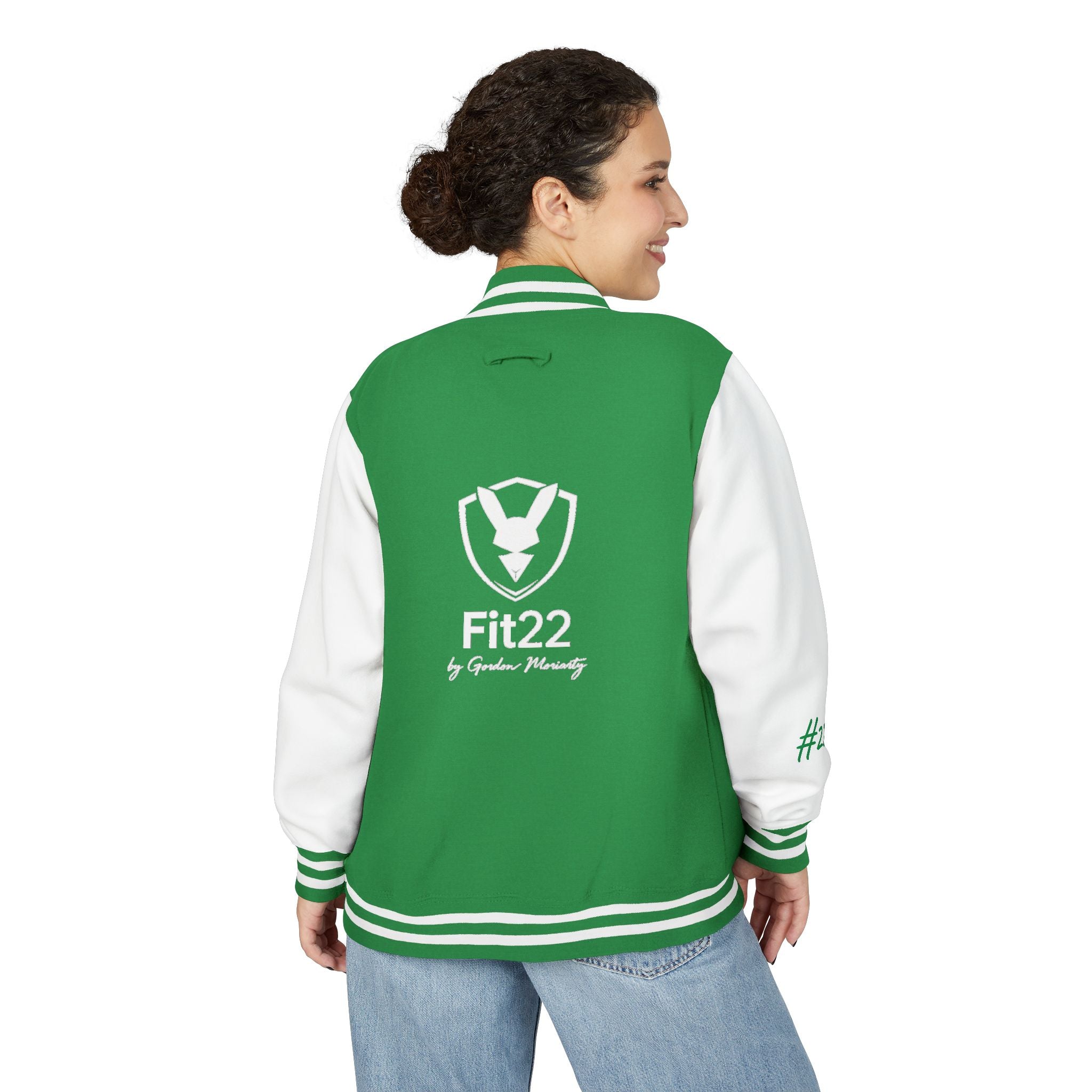 Fit22 Sports Club Varsity Letterman Jacket —