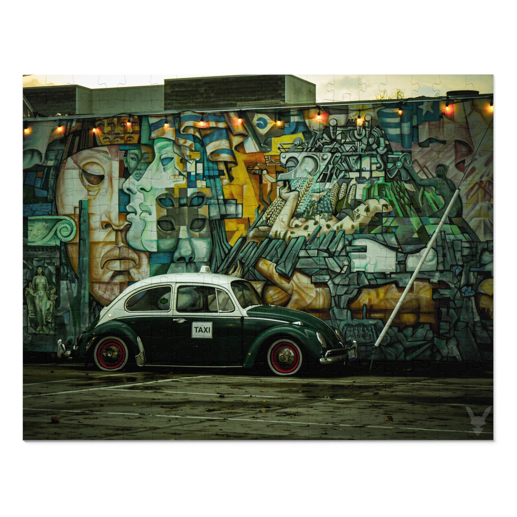 Sacramento Matte  Back Alley Cab— Jigsaw Puzzle (6 Sizes)