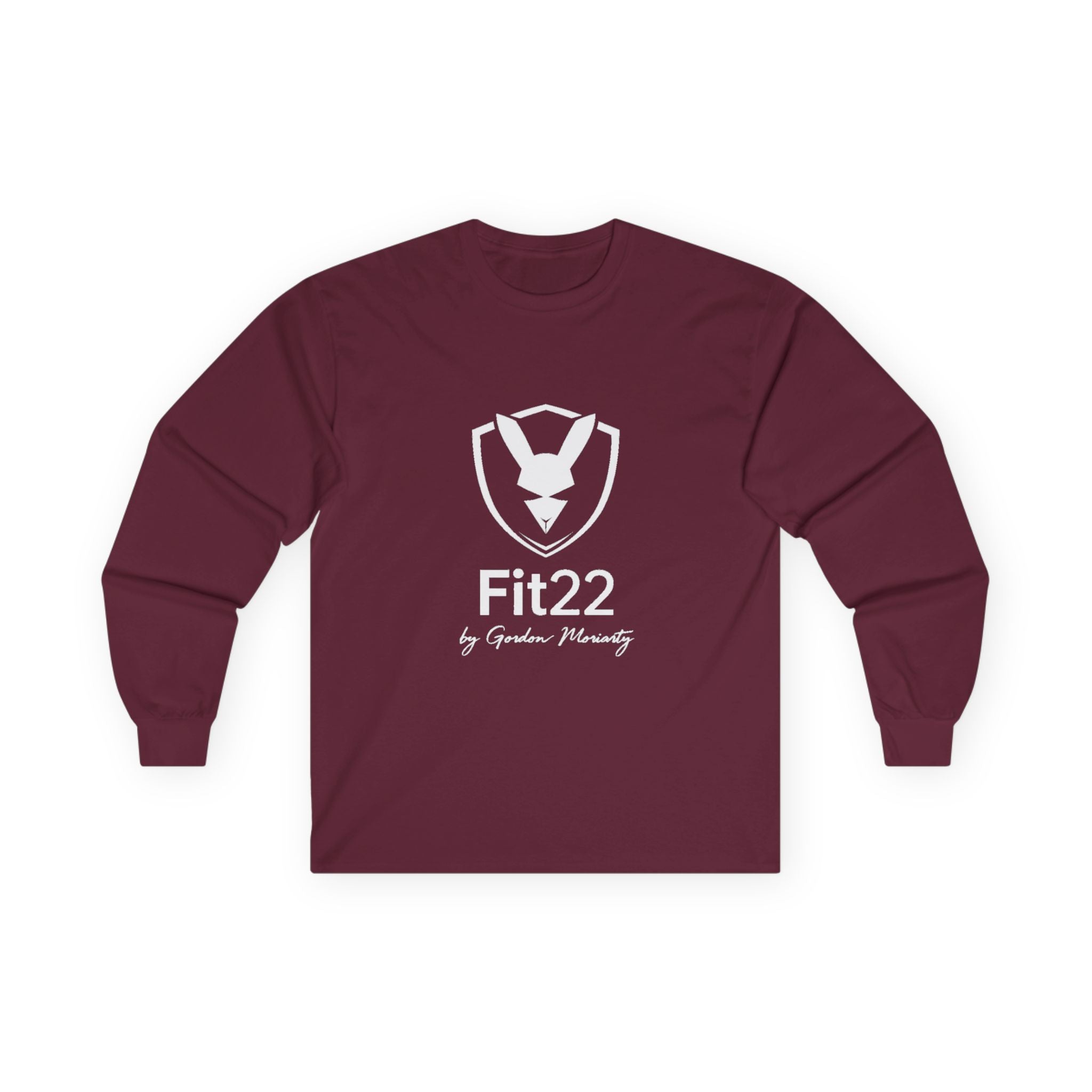 Fit22 by Gordon Moriarty - Long Sleeve Tee — Fitness Logo Shirt