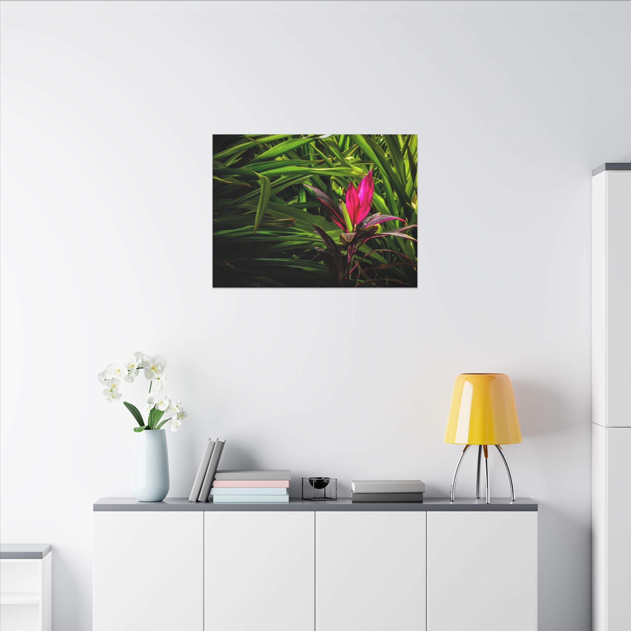 Bloom - Nature Collection Matte Canvas, Framed (Multi-color)