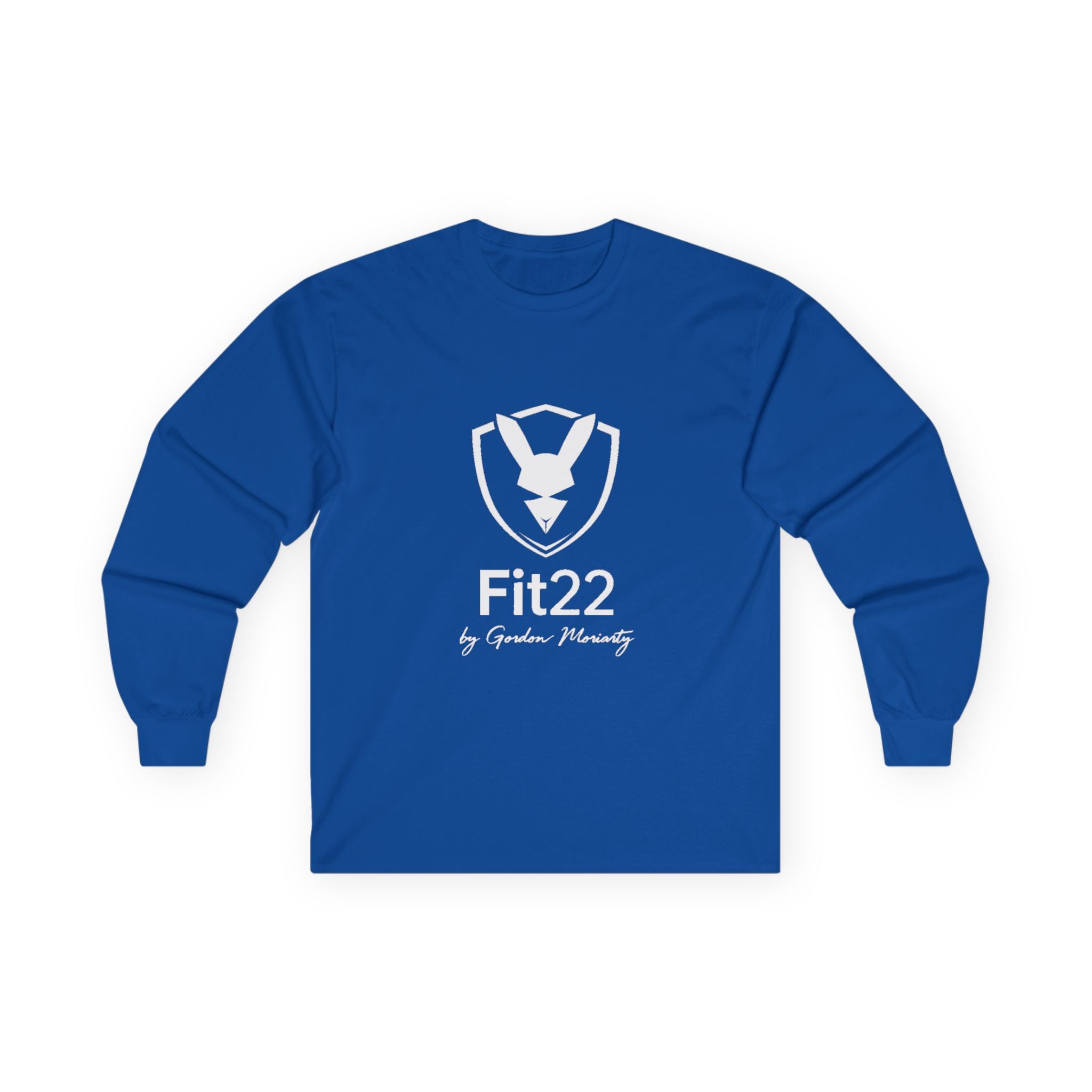 Fit22 by Gordon Moriarty - Long Sleeve Tee — Fitness Logo Shirt