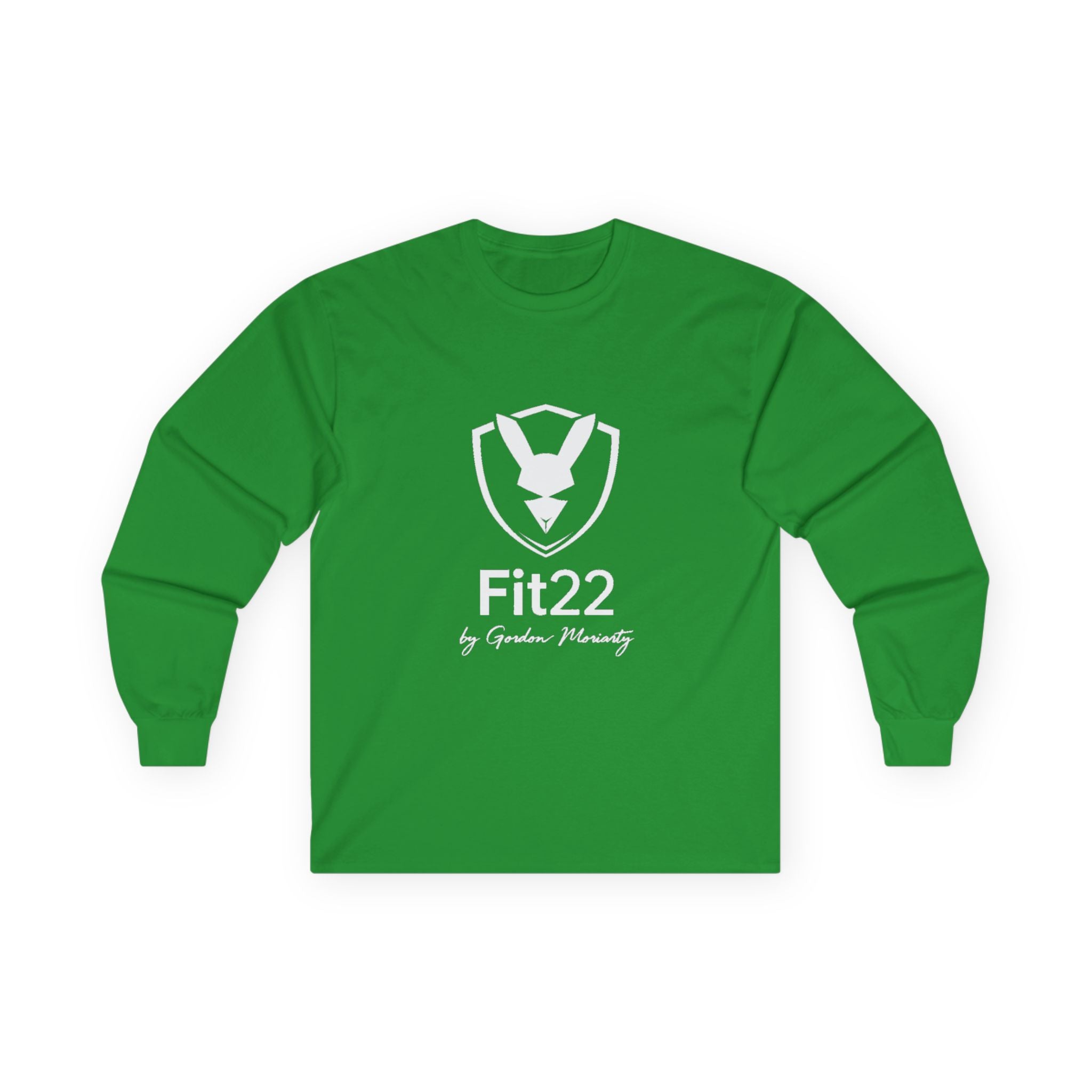 Fit22 by Gordon Moriarty - Long Sleeve Tee — Fitness Logo Shirt