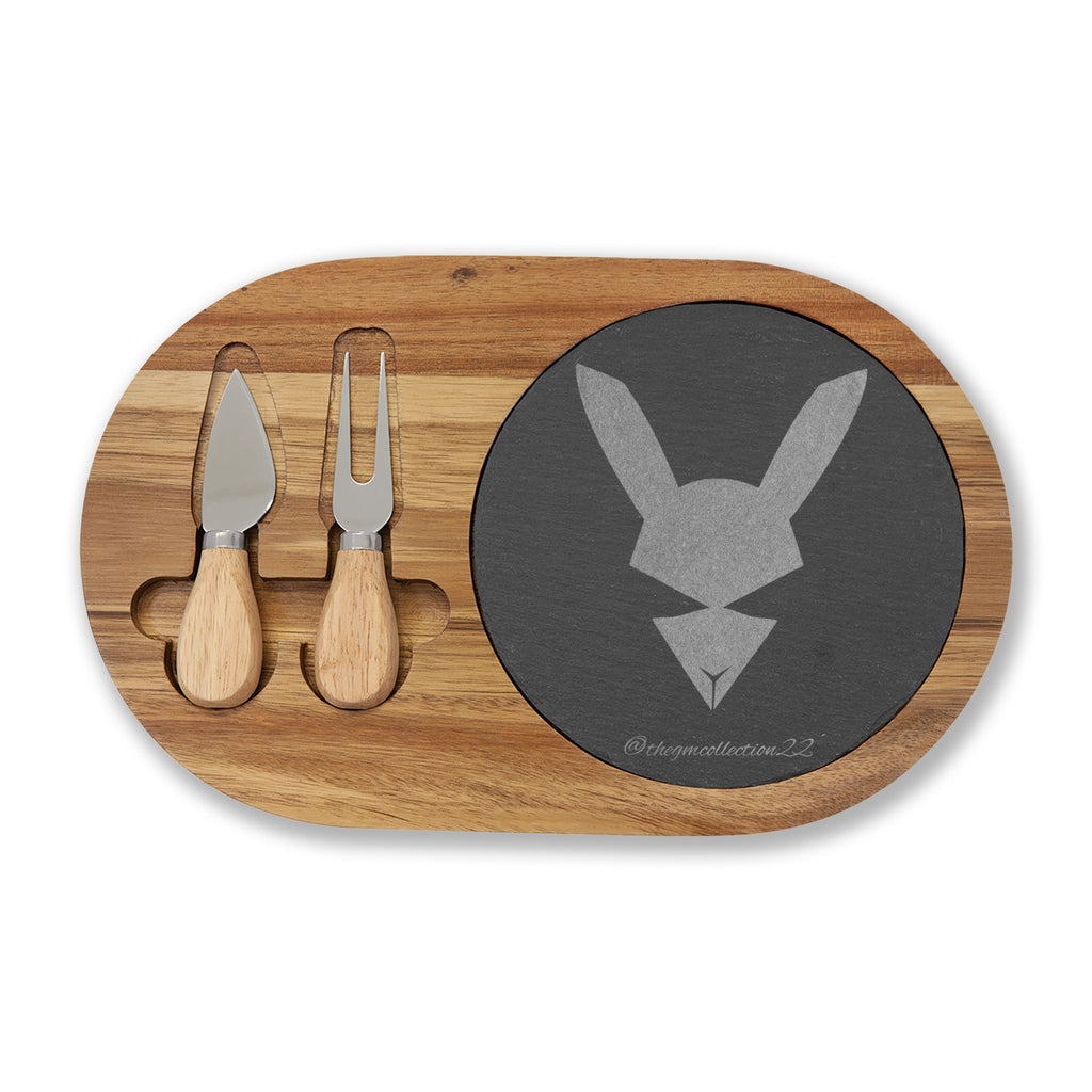Flagship Logo Engraved Acacia Charcuterie Board