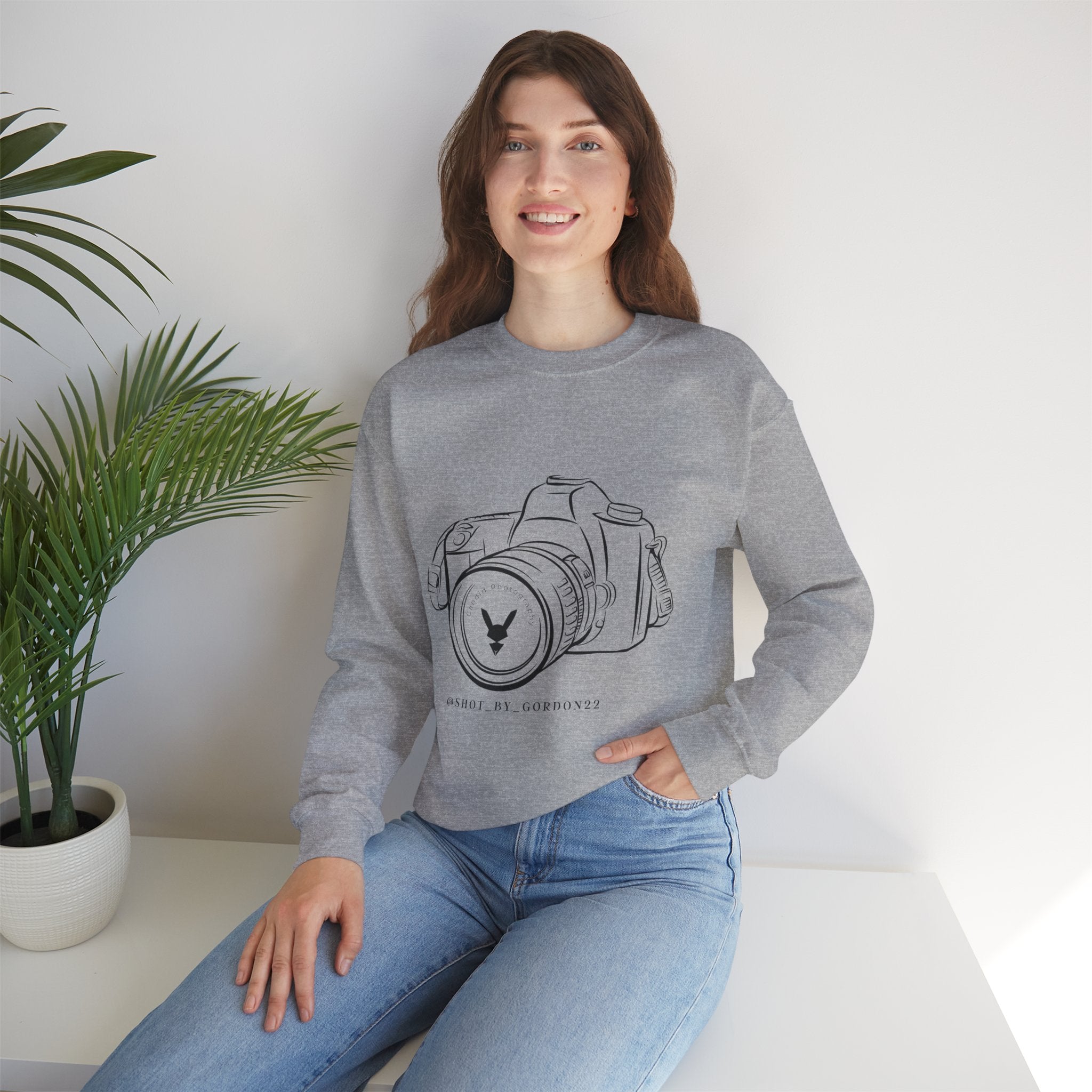 Candid Camera Streetwear Logo Crewneck