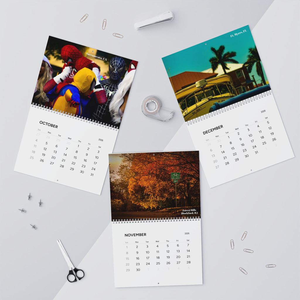 2026 Shot_By_Gordon22 Wall Calendar