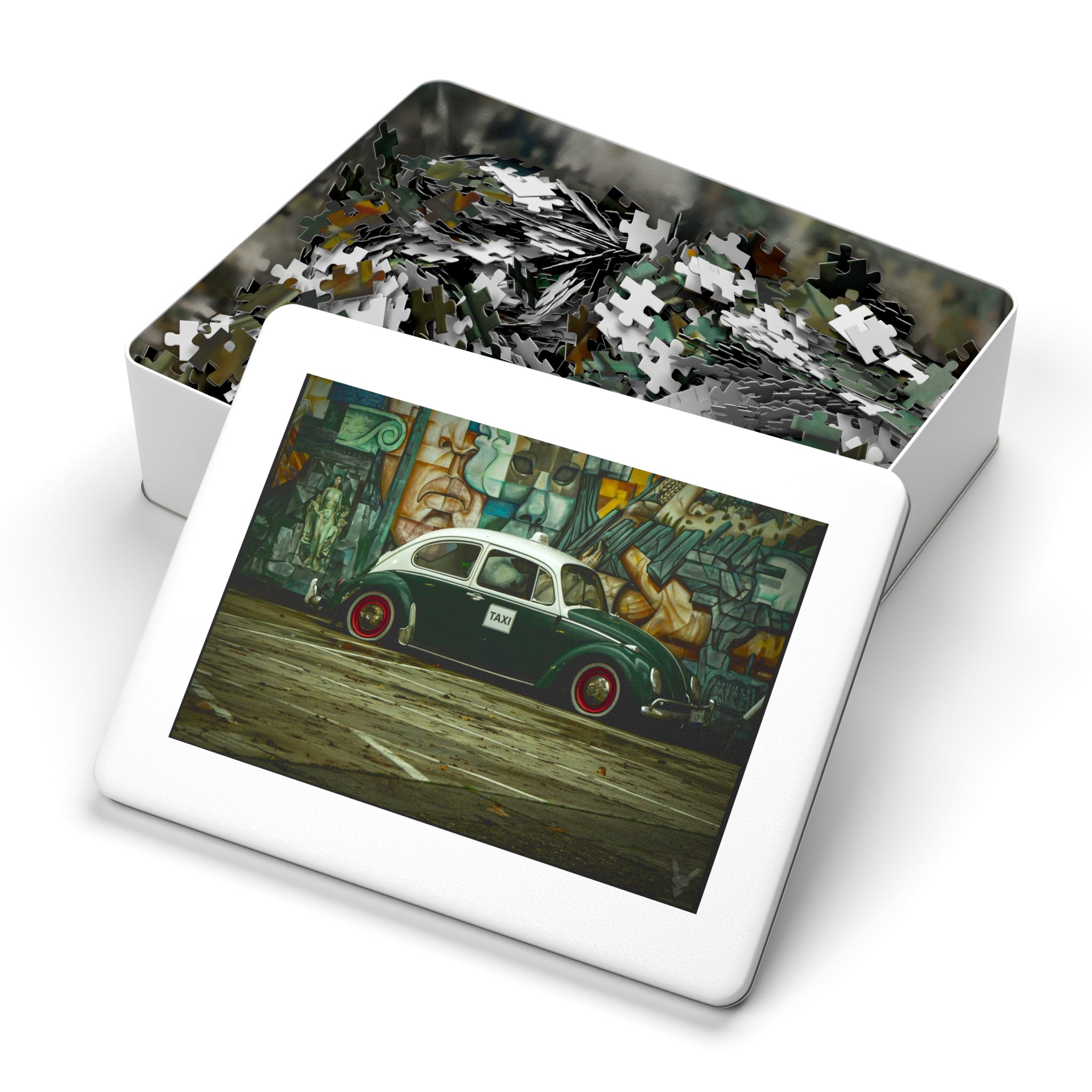 Sacramento Matte  Back Alley Cab— Jigsaw Puzzle (6 Sizes)