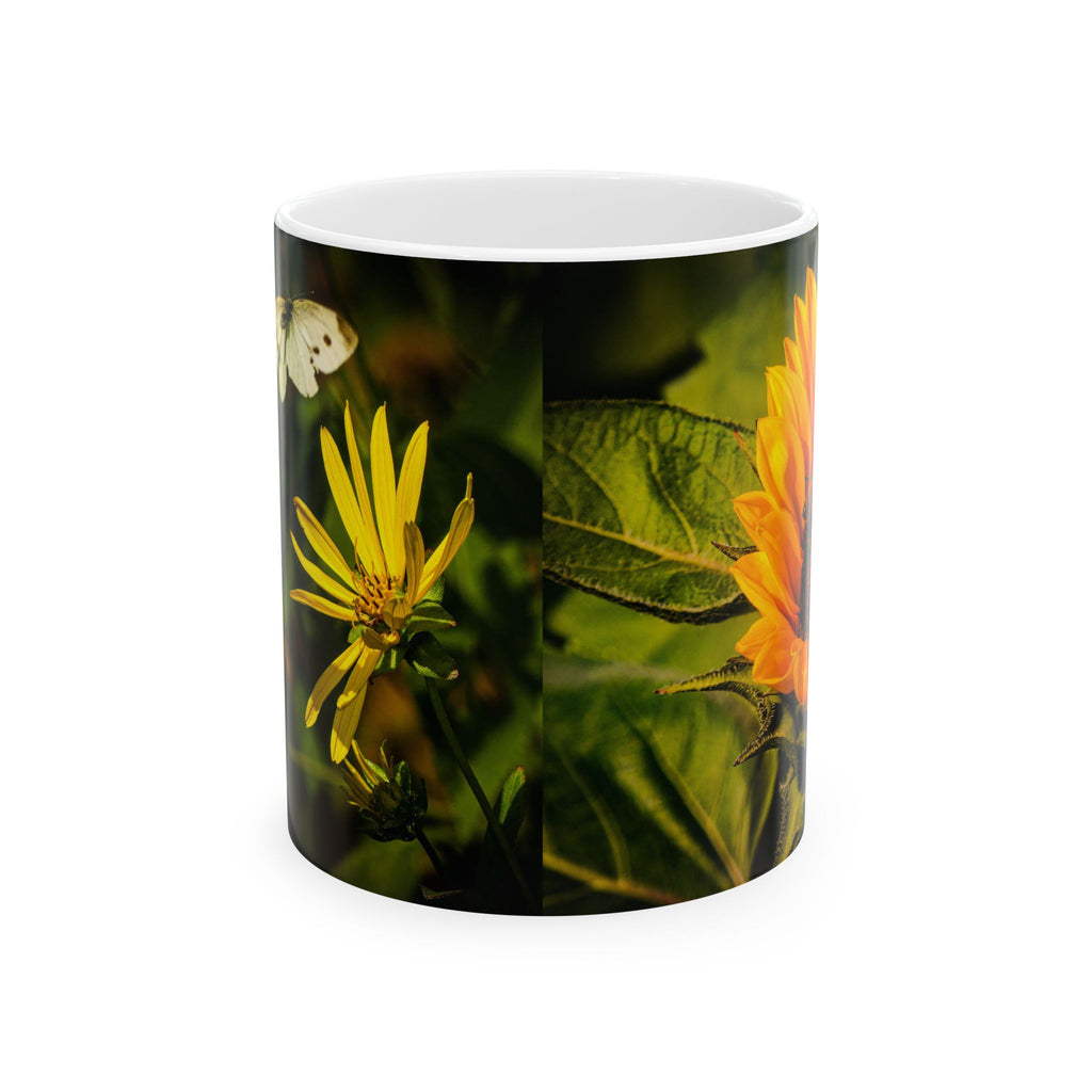 The Butterfly and The Bee - Ceramic Mug, (11oz, 15oz)