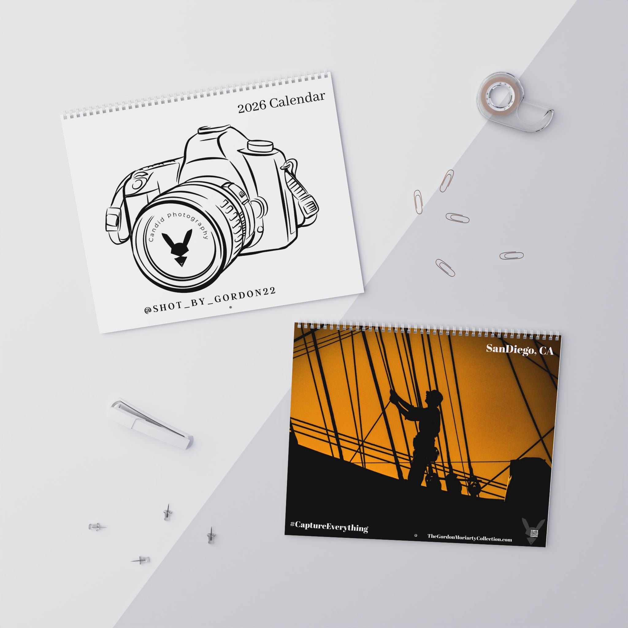 2026 Shot_By_Gordon22 Wall Calendar