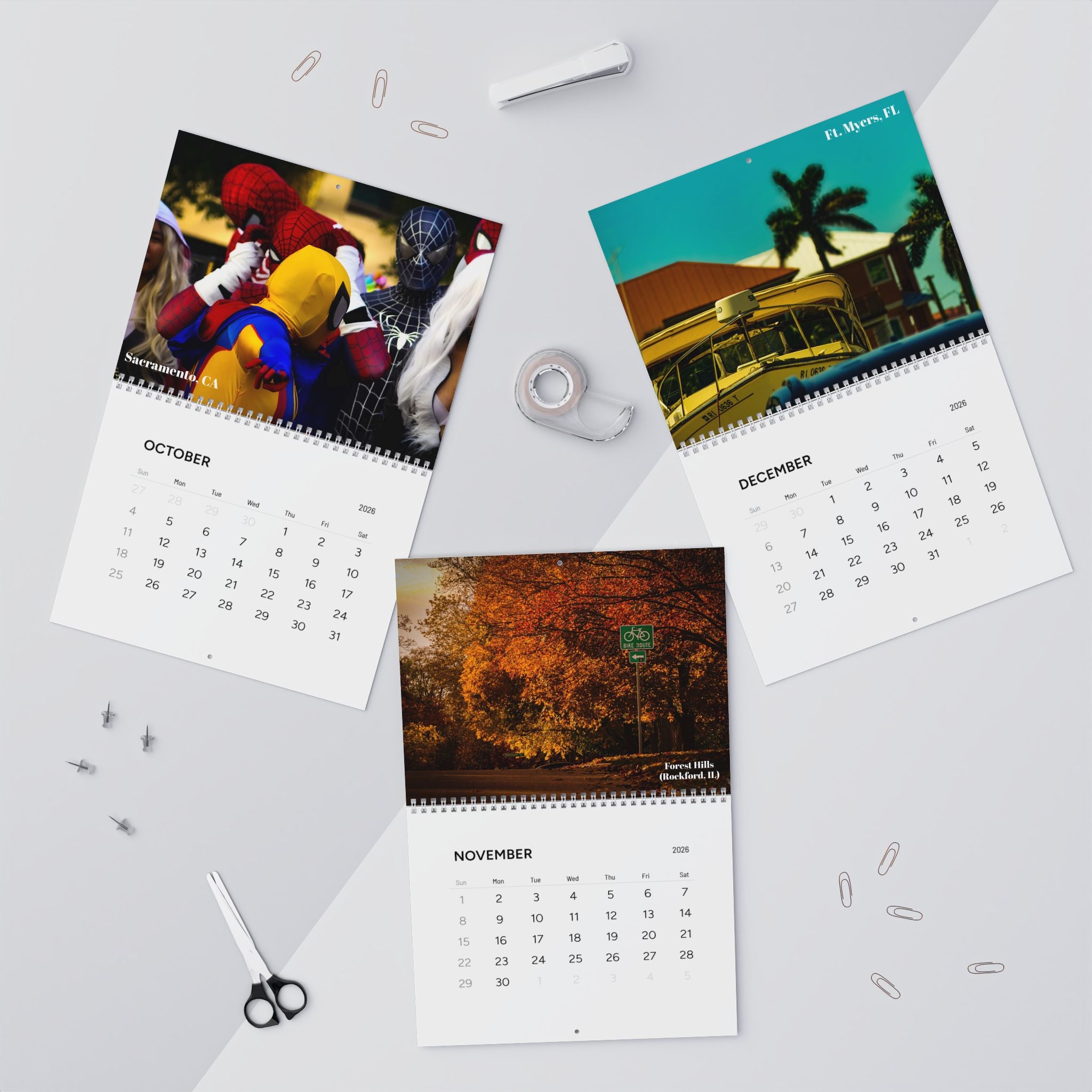 2026 Shot_By_Gordon22 Wall Calendar