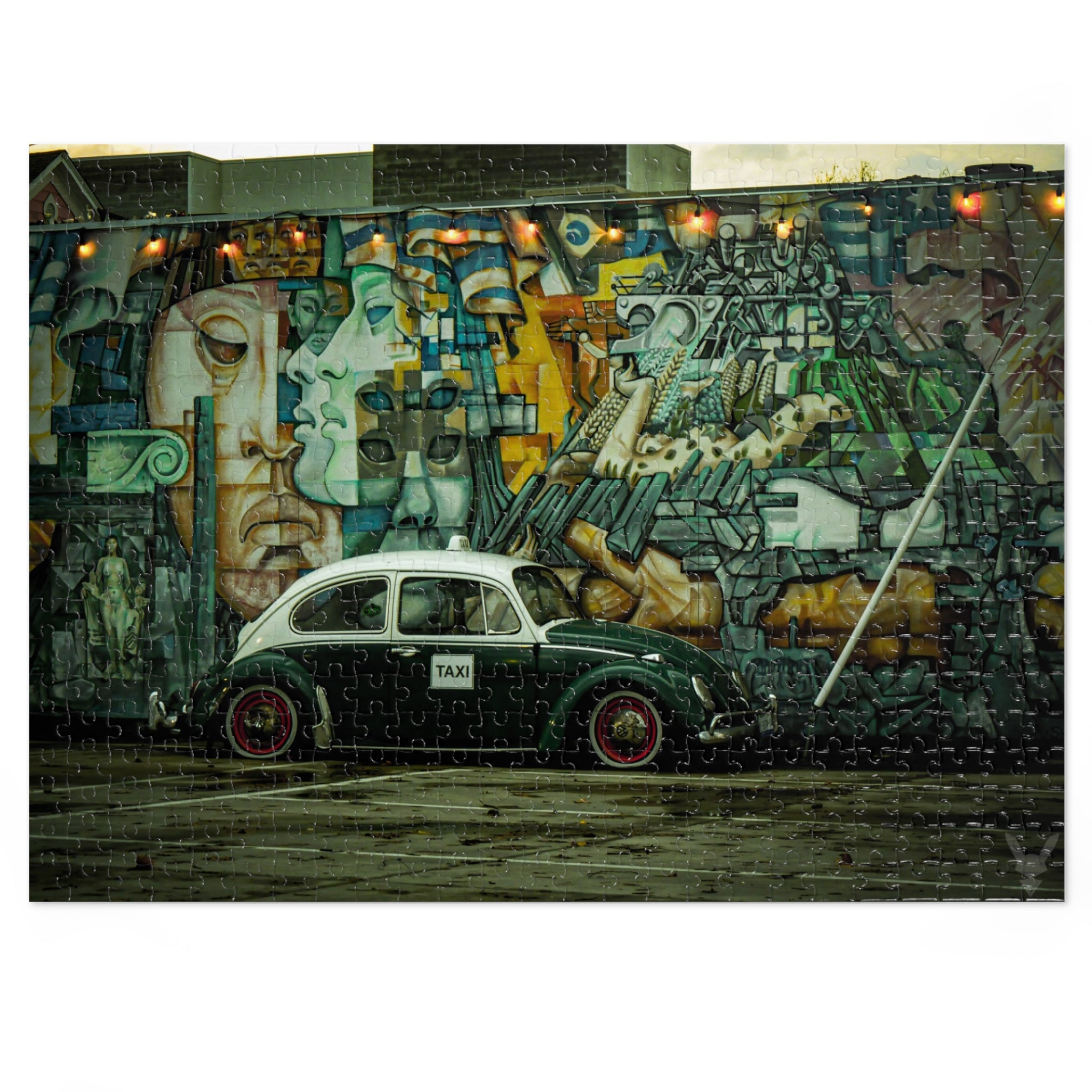 Sacramento Matte  Back Alley Cab— Jigsaw Puzzle (6 Sizes)