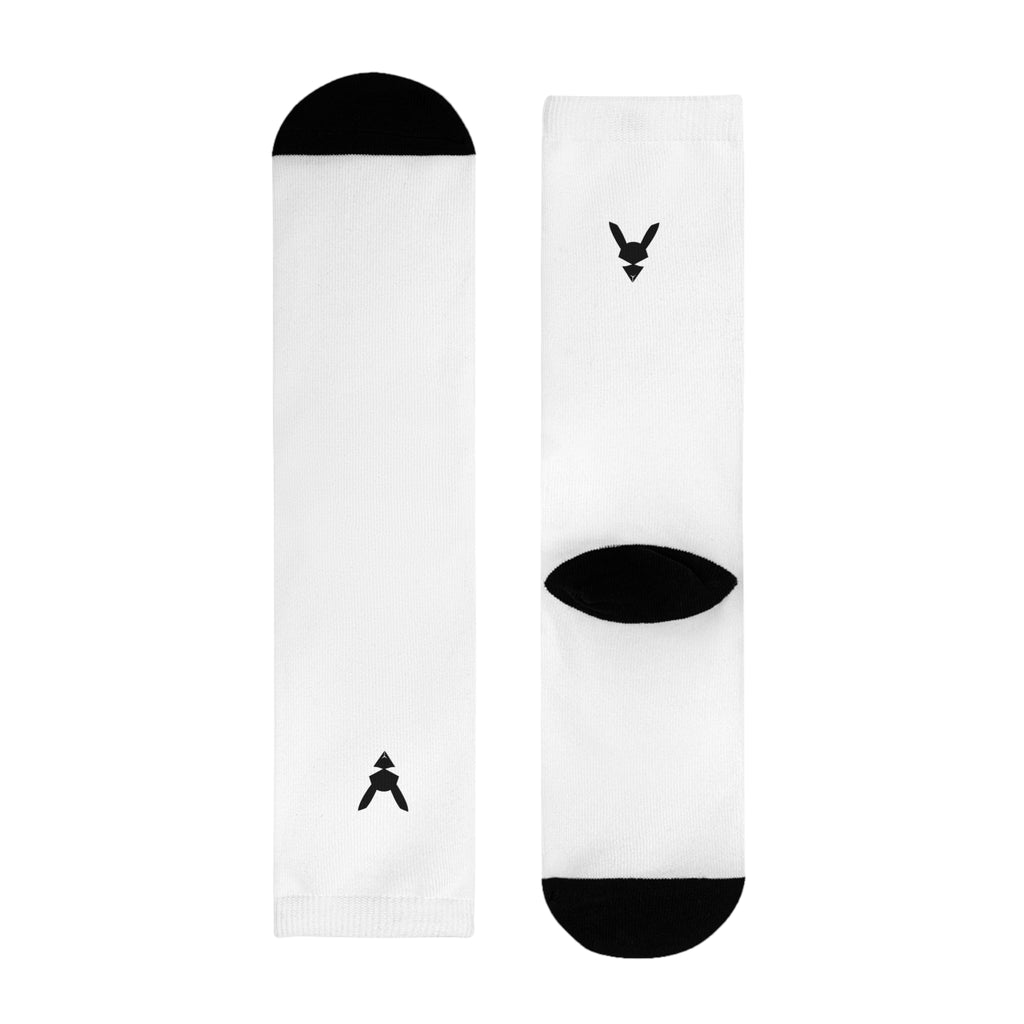 Flagship Logo Crew Socks — Sublimation 25% Cotton