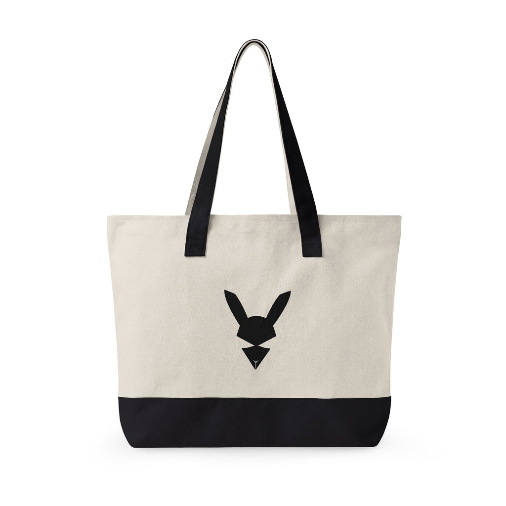 Zippered Canvas Tote