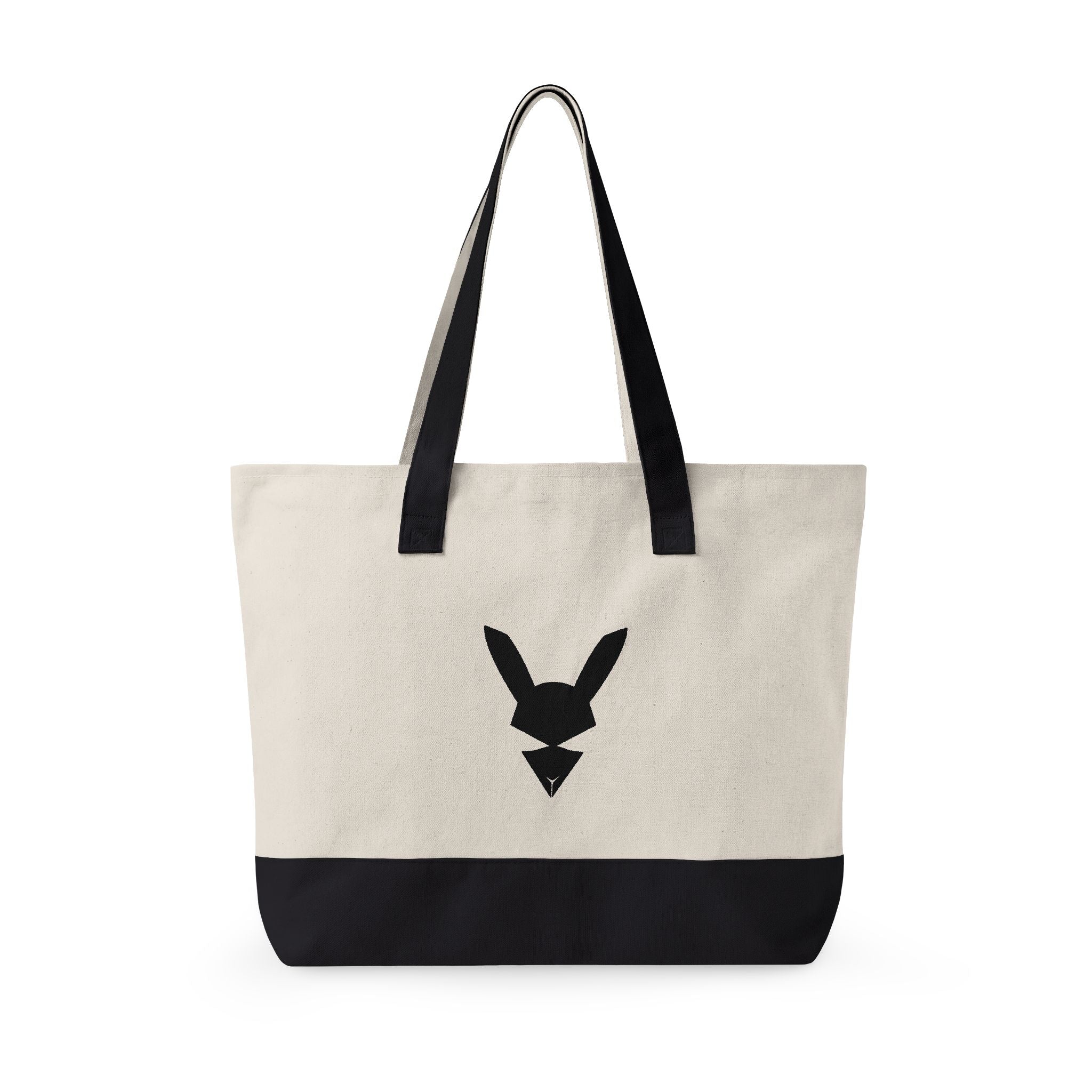 Zippered Canvas Tote