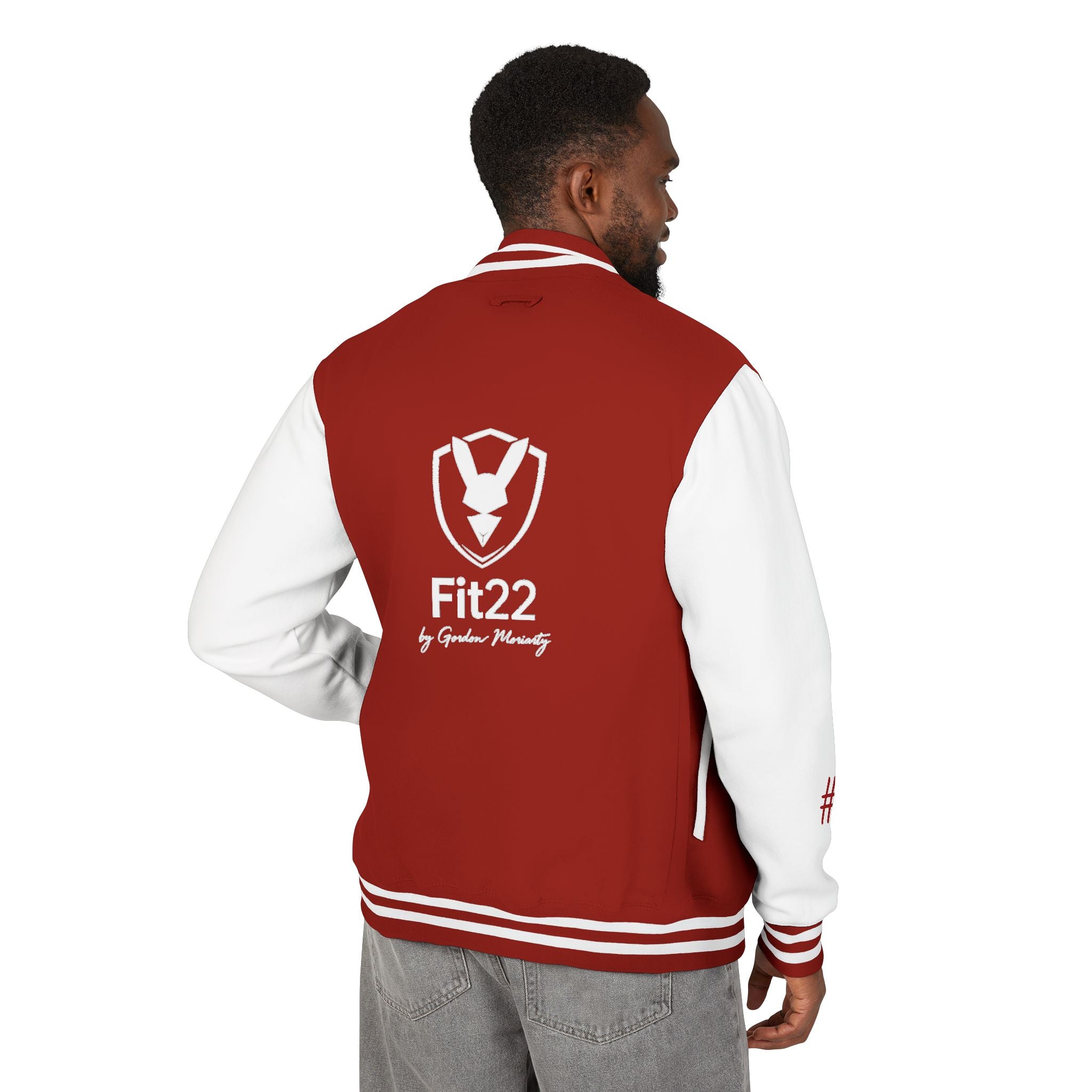 Fit22 Sports Club Varsity Letterman Jacket —