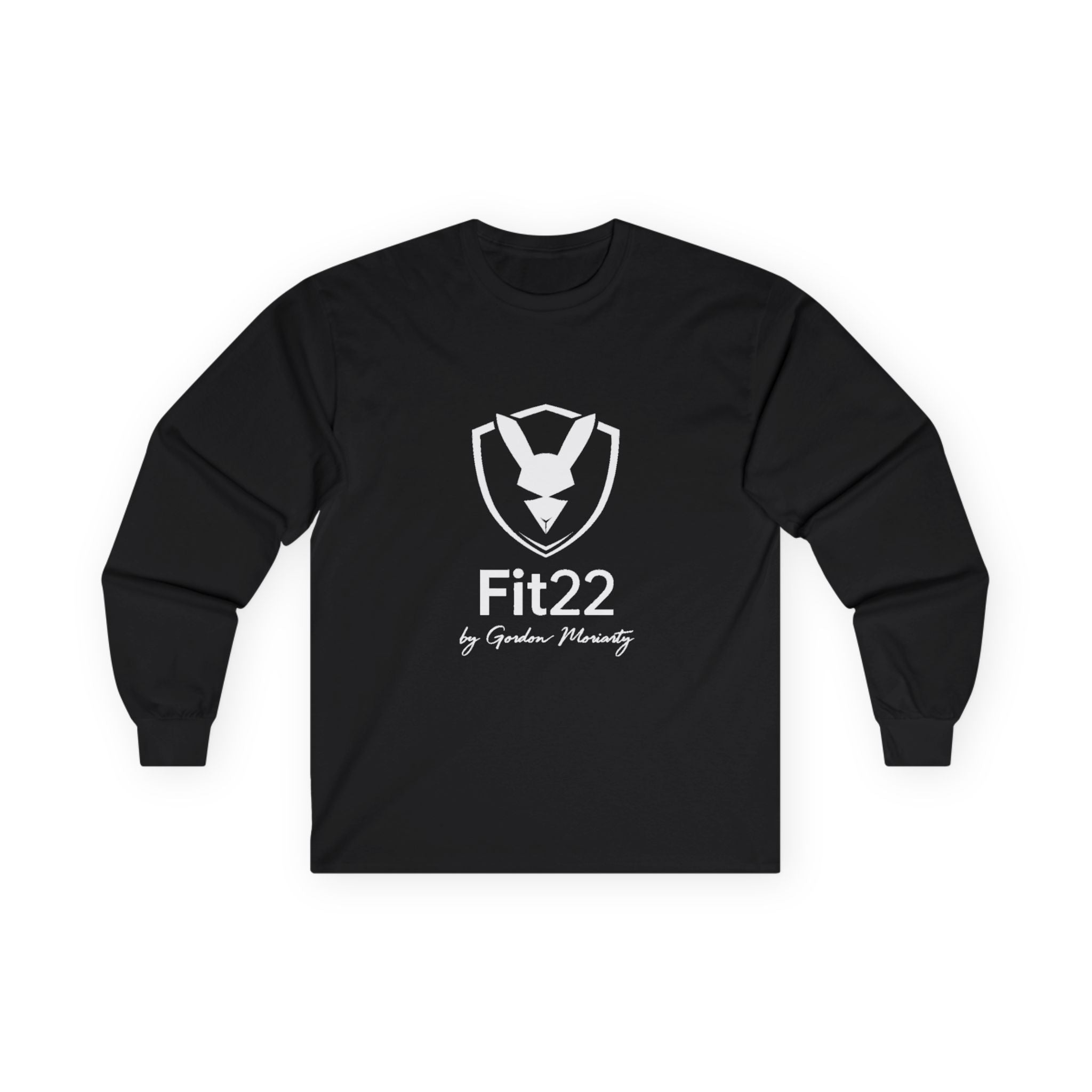 Fit22 by Gordon Moriarty - Long Sleeve Tee — Fitness Logo Shirt