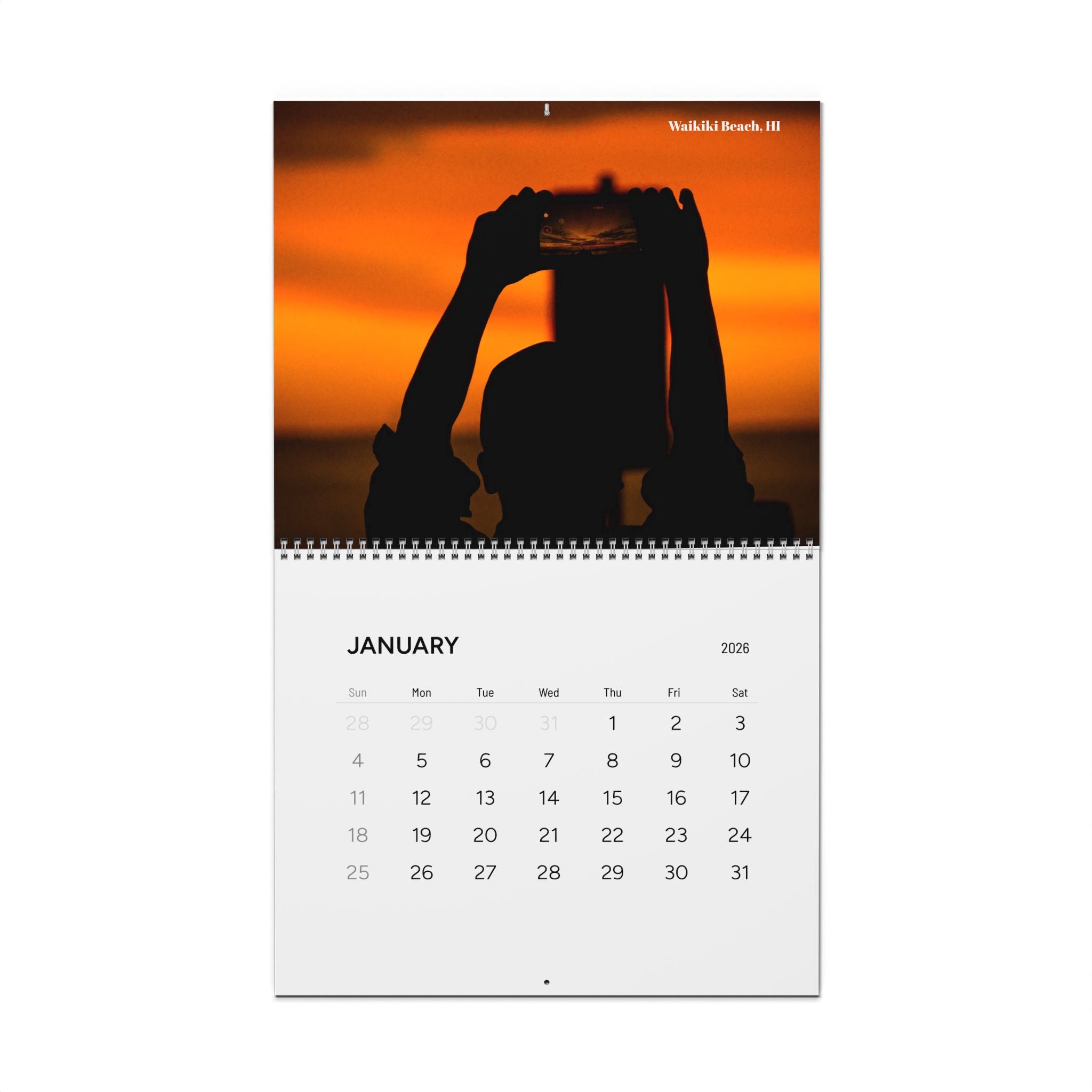 2026 Shot_By_Gordon22 Wall Calendar
