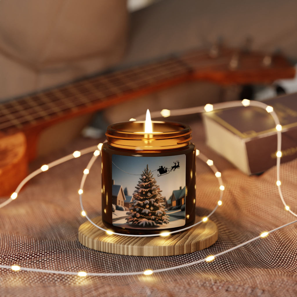 Christmas Amber Jar Soy Candle — Scented Candle