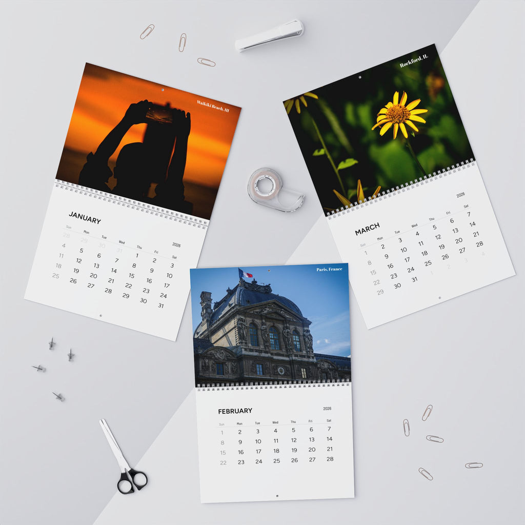 2026 Shot_By_Gordon22 Wall Calendar