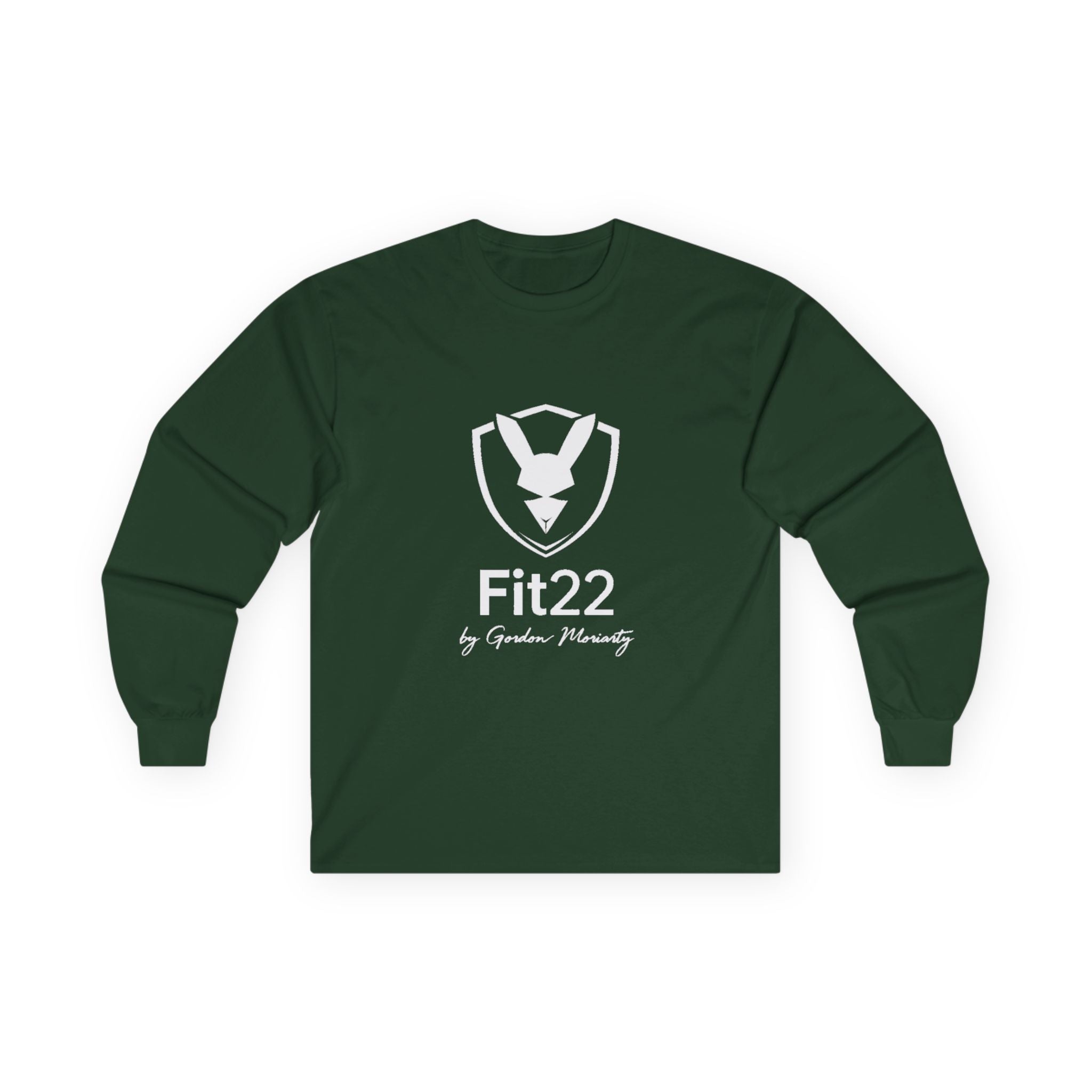 Fit22 by Gordon Moriarty - Long Sleeve Tee — Fitness Logo Shirt