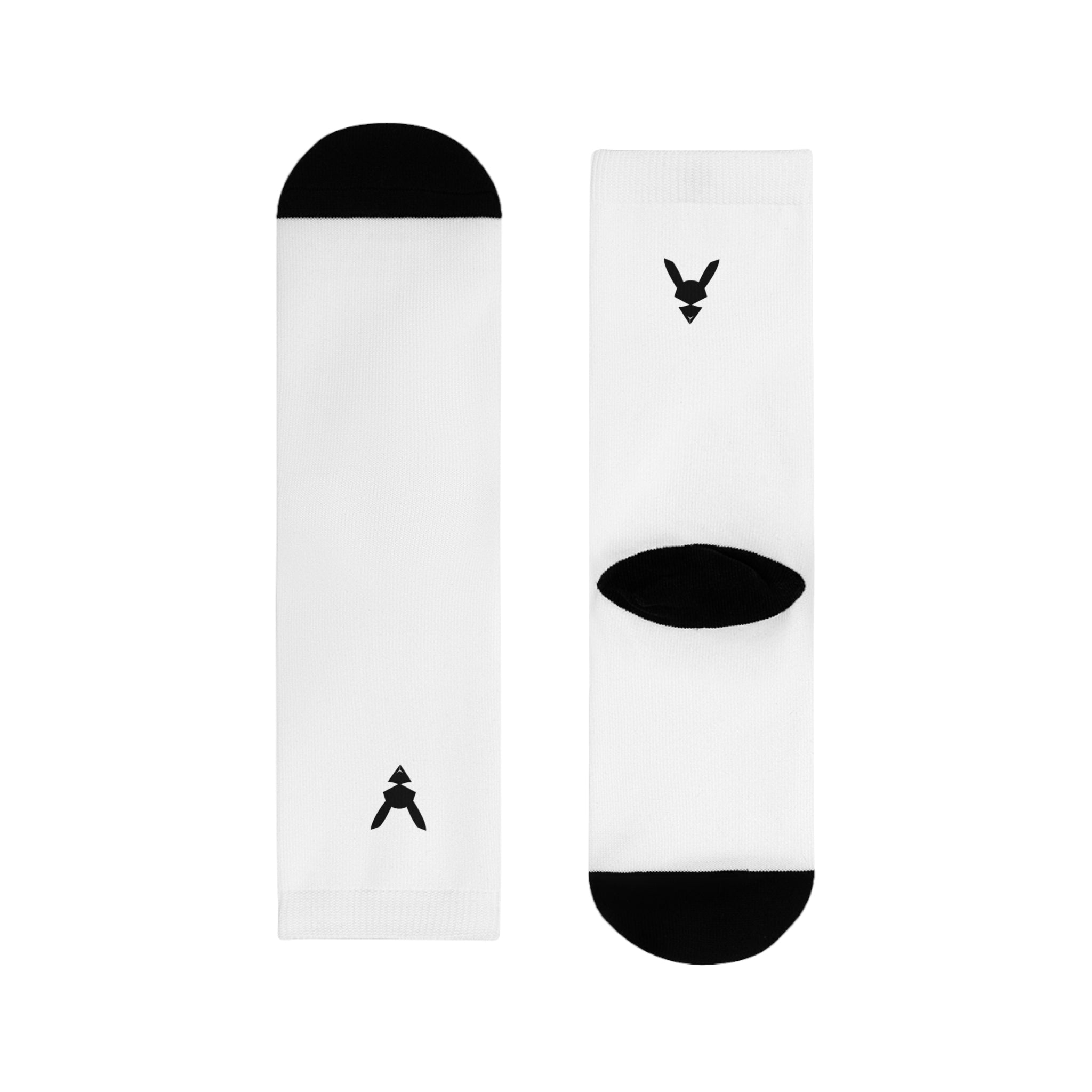 Flagship Logo Crew Socks — Sublimation 25% Cotton