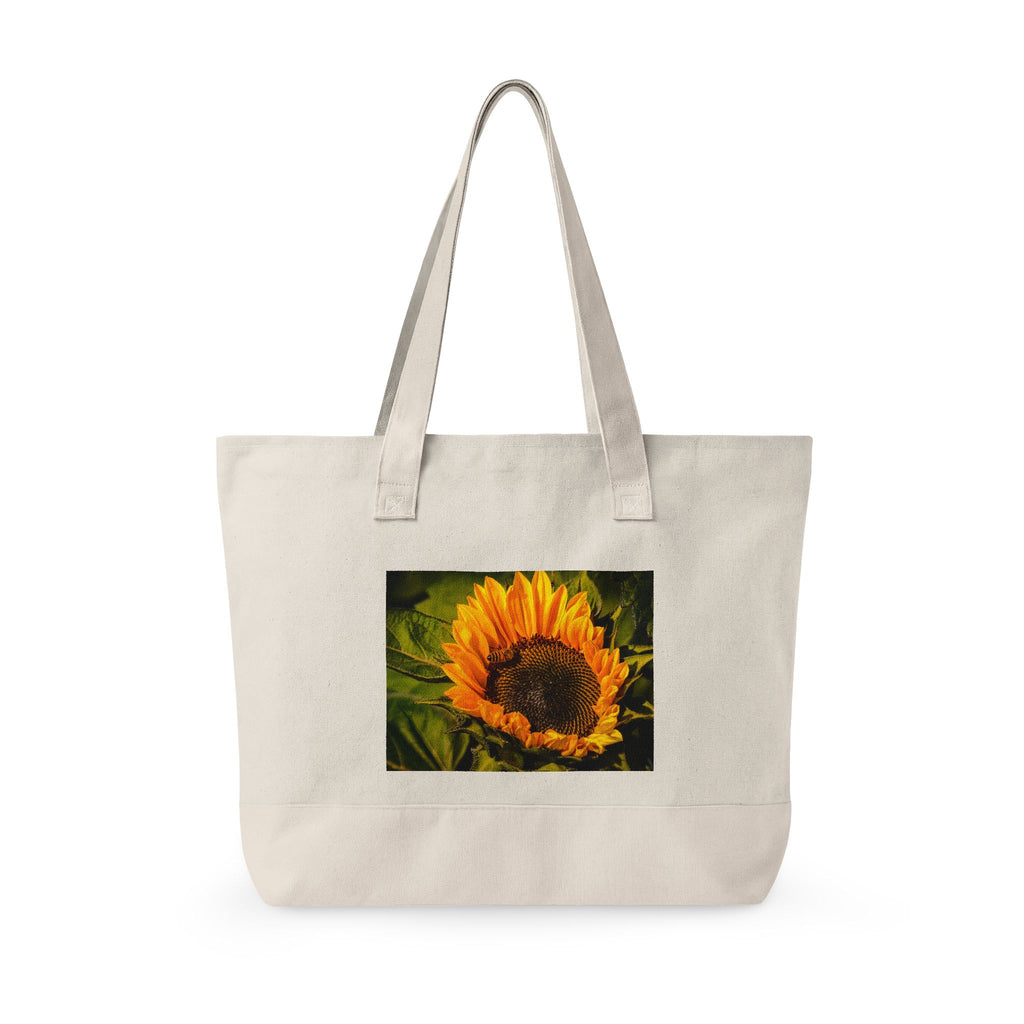 Zippered Canvas Tote