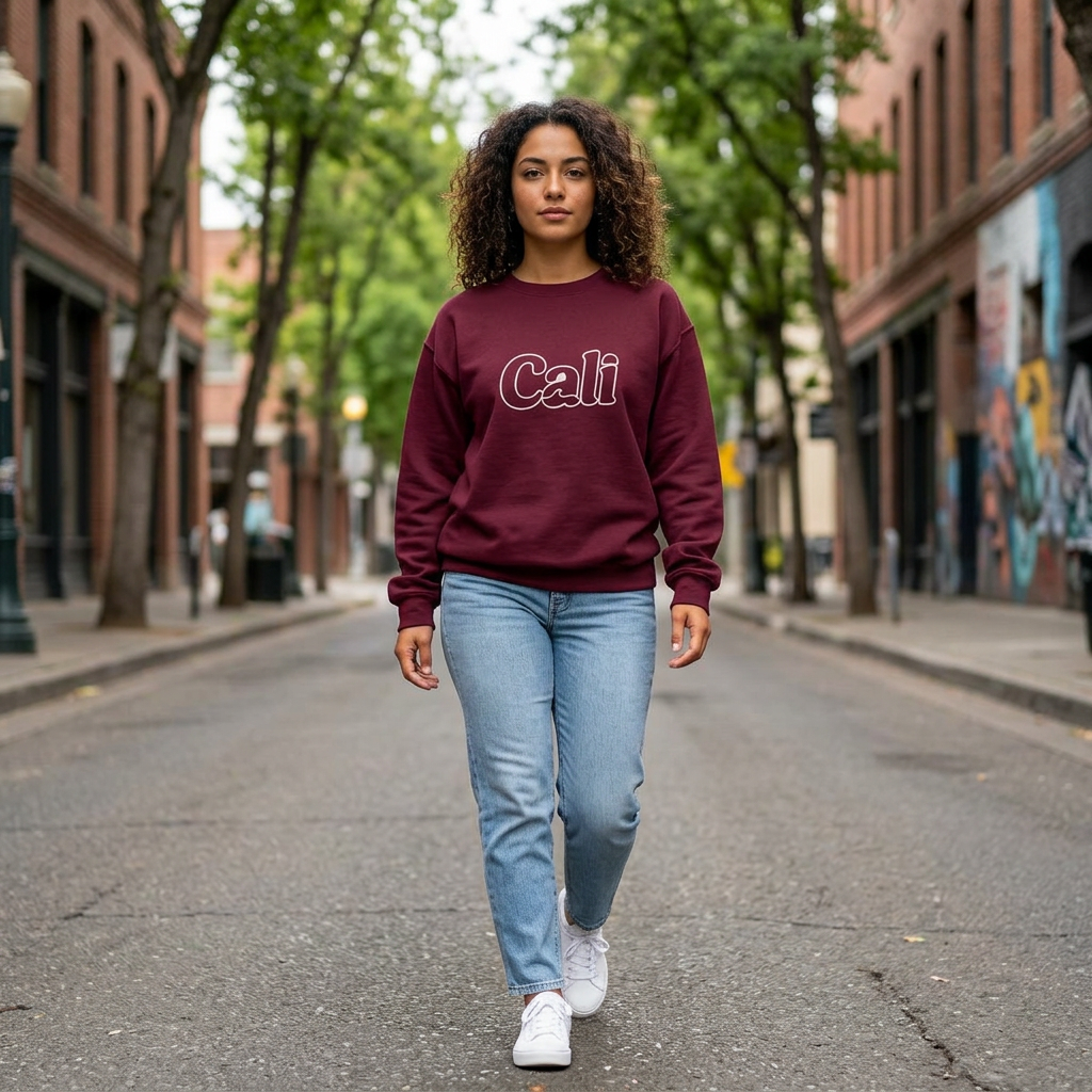 Custom Cali Crewneck Sweatshirt