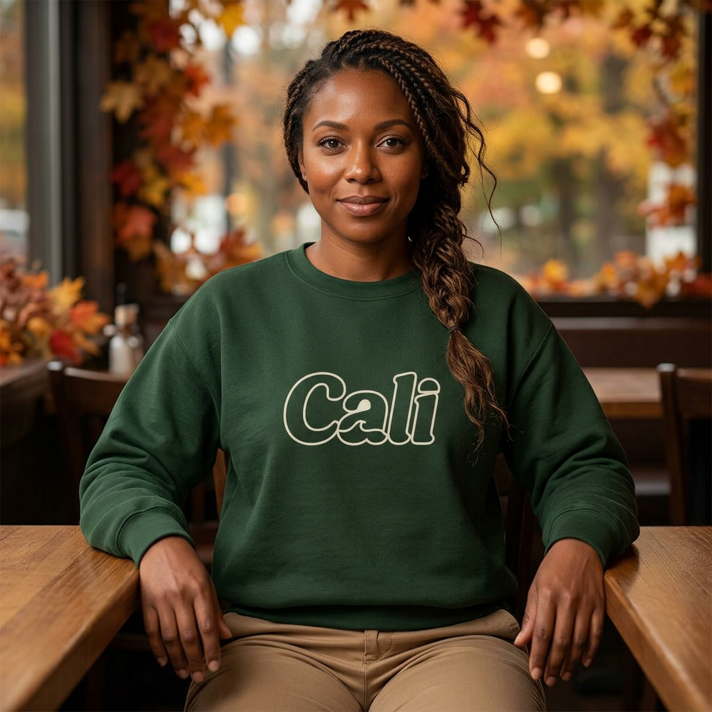 Custom Cali Crewneck Sweatshirt