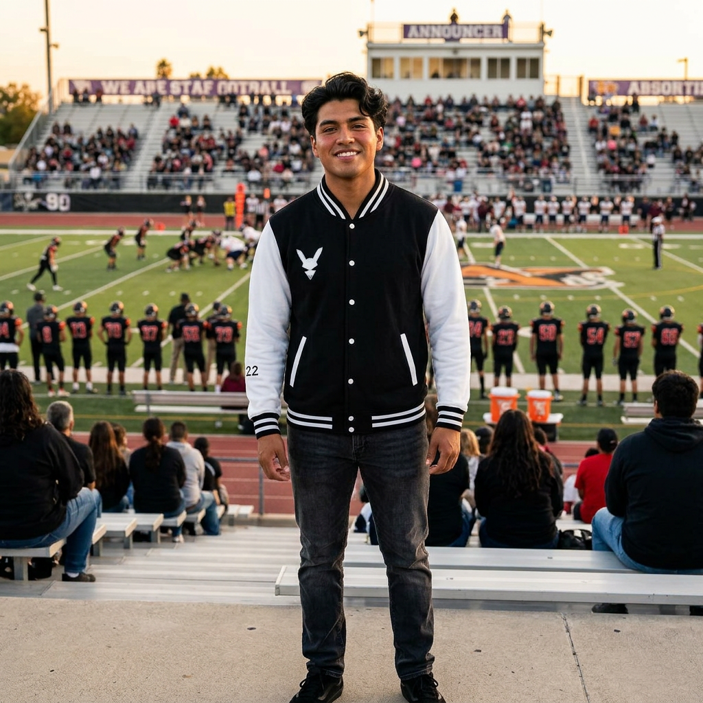 Fit22 Sports Club Varsity Letterman Jacket —