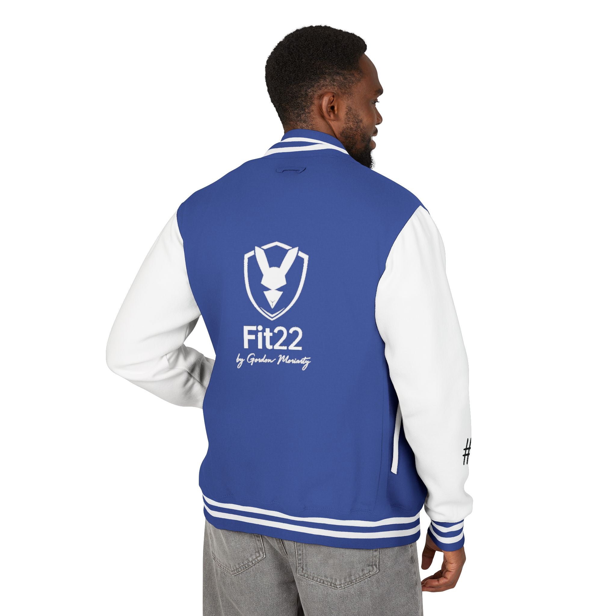 Fit22 Sports Club Varsity Letterman Jacket —