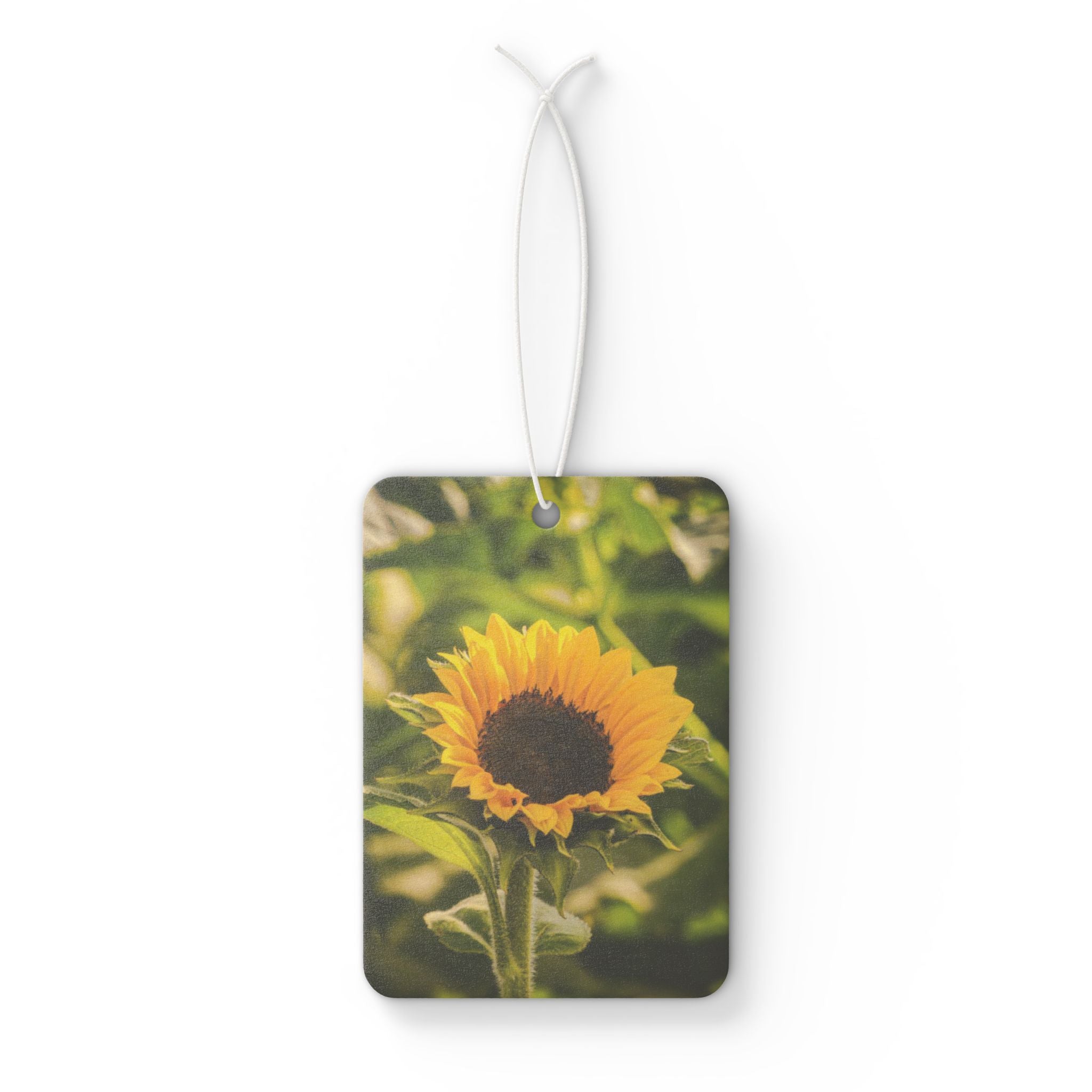 Sunflower Car Air Freshener — Vintage Sunny Floral Scented Ornament