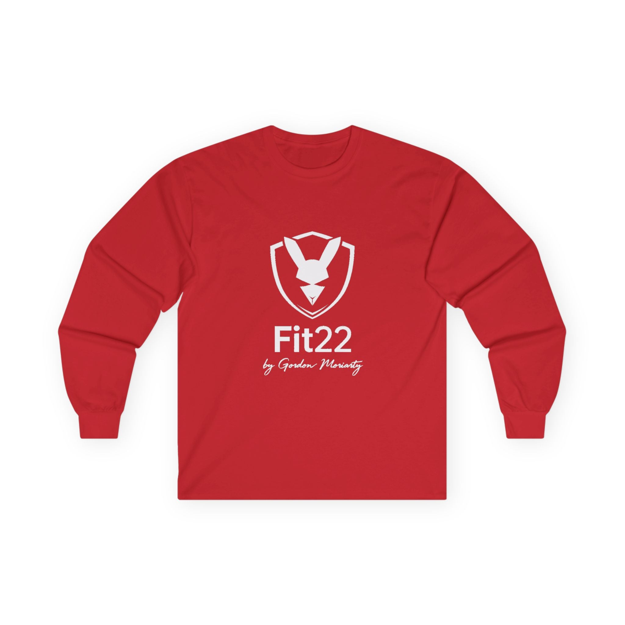 Fit22 by Gordon Moriarty - Long Sleeve Tee — Fitness Logo Shirt