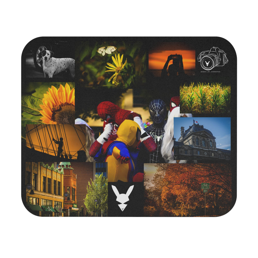 Gordon’s Collage Photo Mouse Pad for Home Office or Office Desk