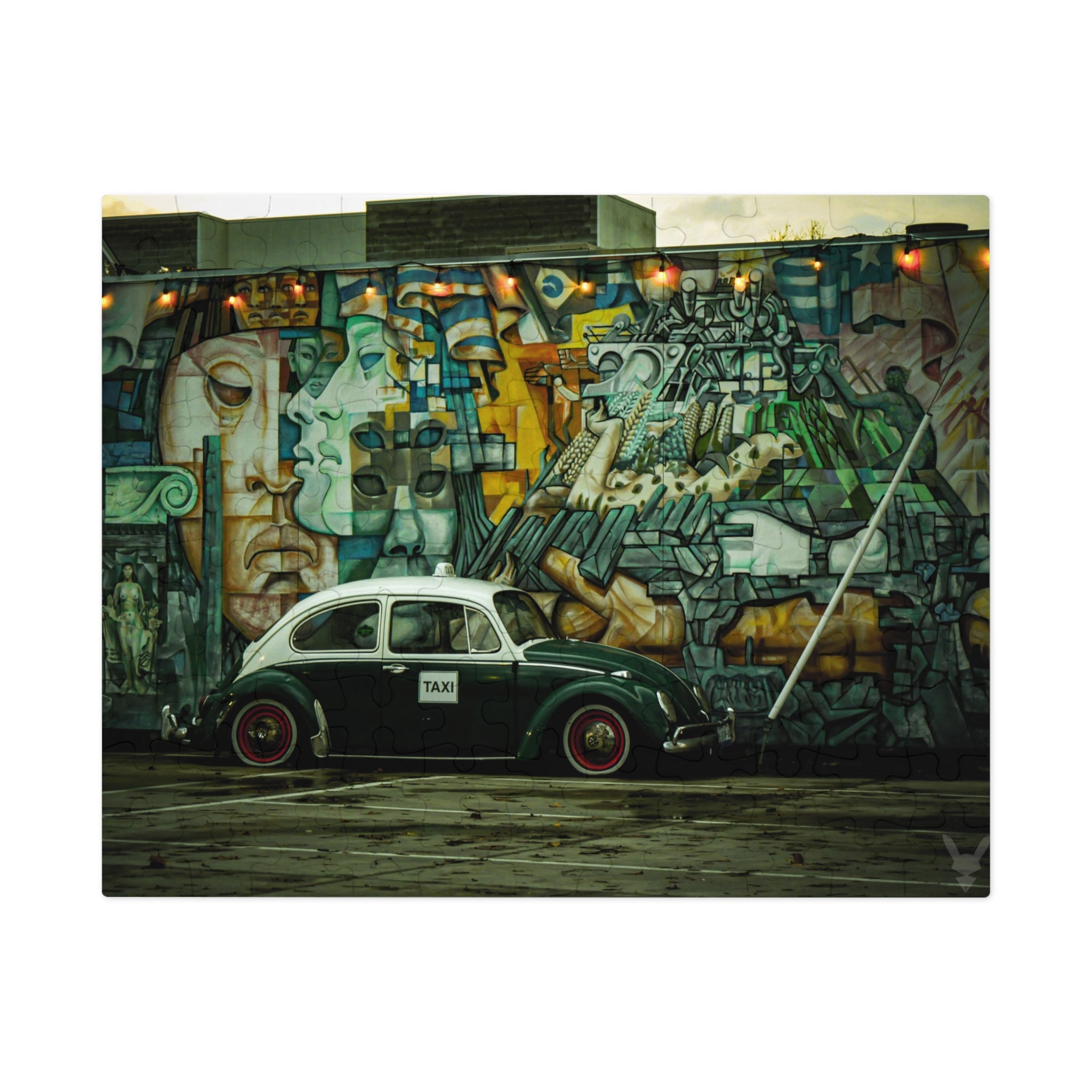Sacramento Matte  Back Alley Cab— Jigsaw Puzzle (6 Sizes)