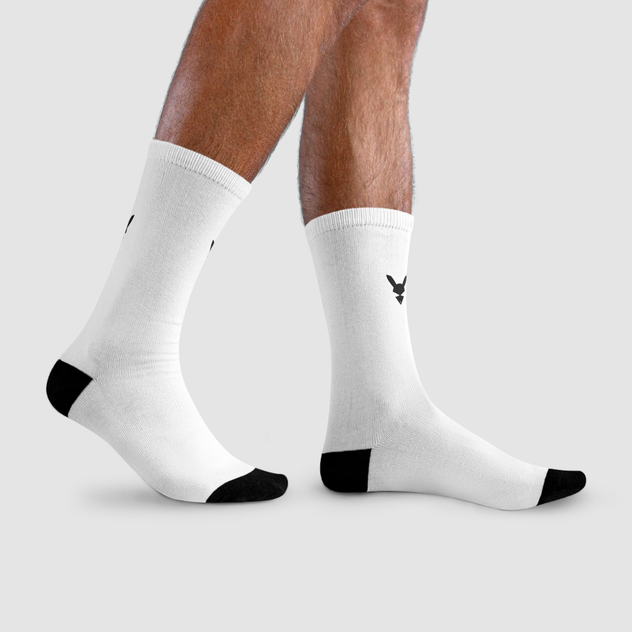 Flagship Logo Crew Socks — Sublimation 25% Cotton