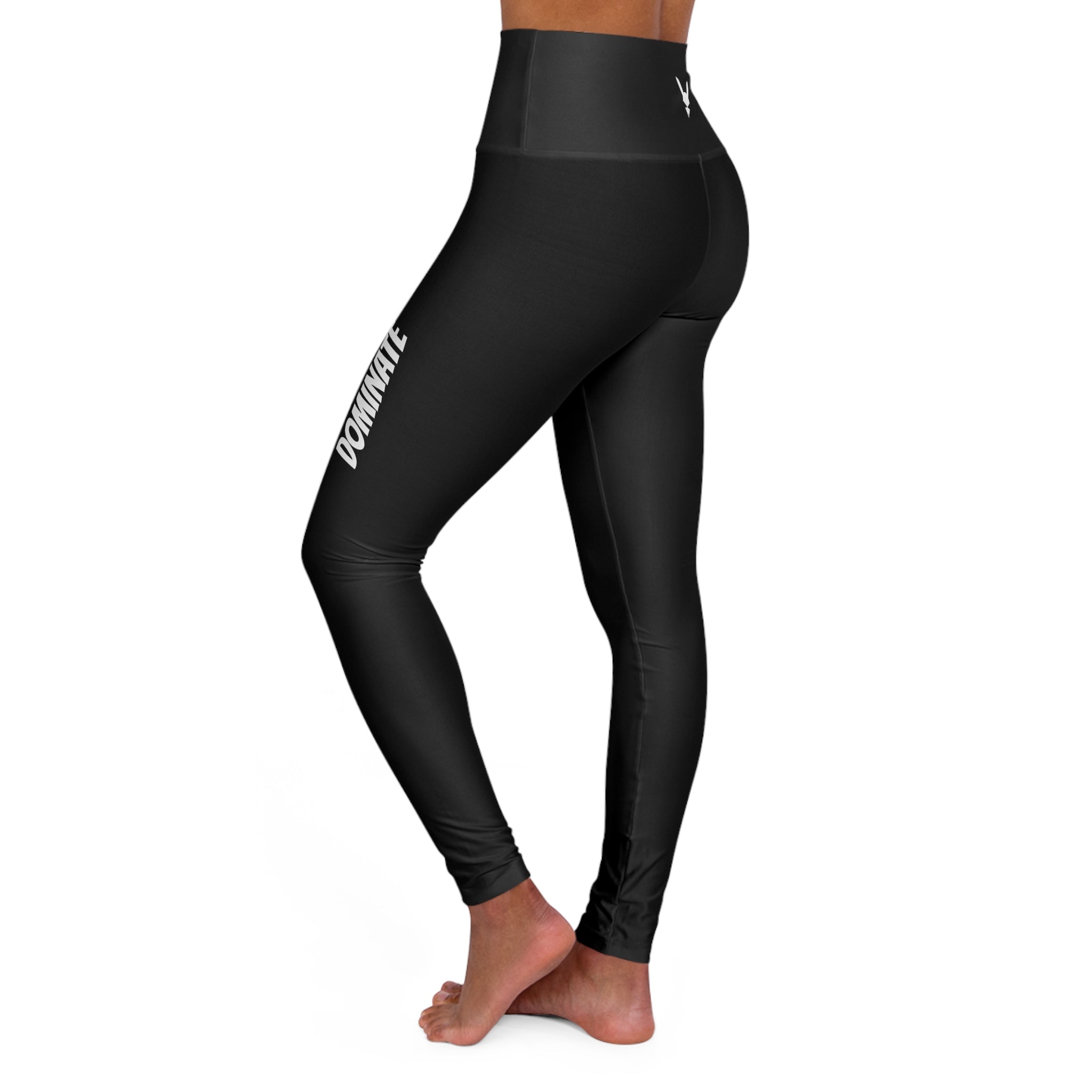 Fit22 by Gordon Moriarty - Black High-Waisted Yoga Performance Leggings