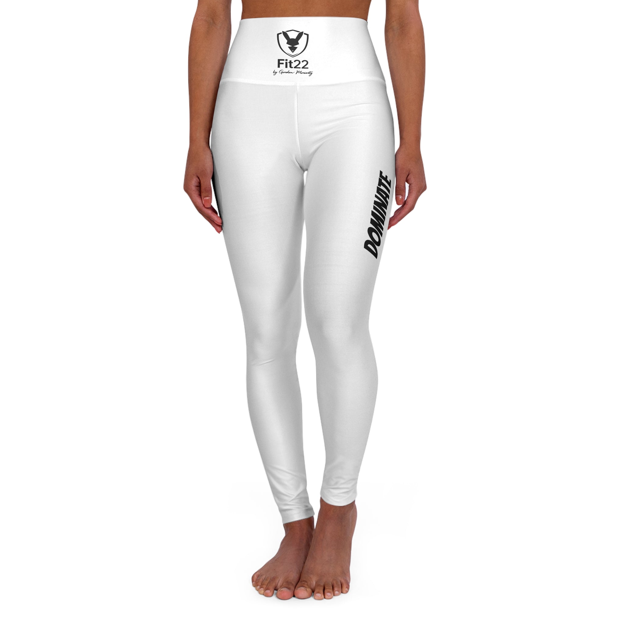 Fit22 by Gordon Moriarty - High-Waisted Yoga Performance Leggings
