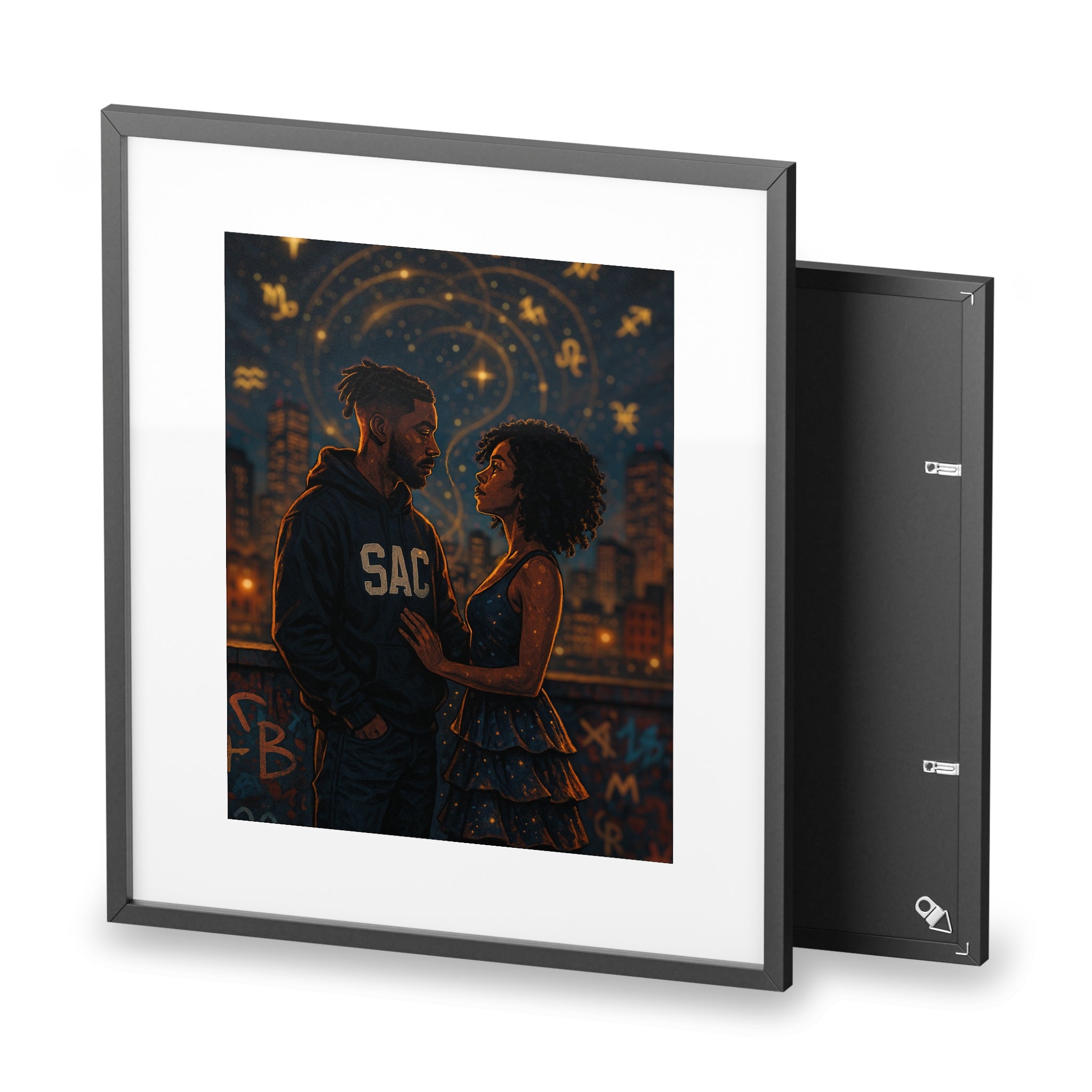 Sacramento Cosmic Romance  -  AI ART (@AI_by_Gordon22)