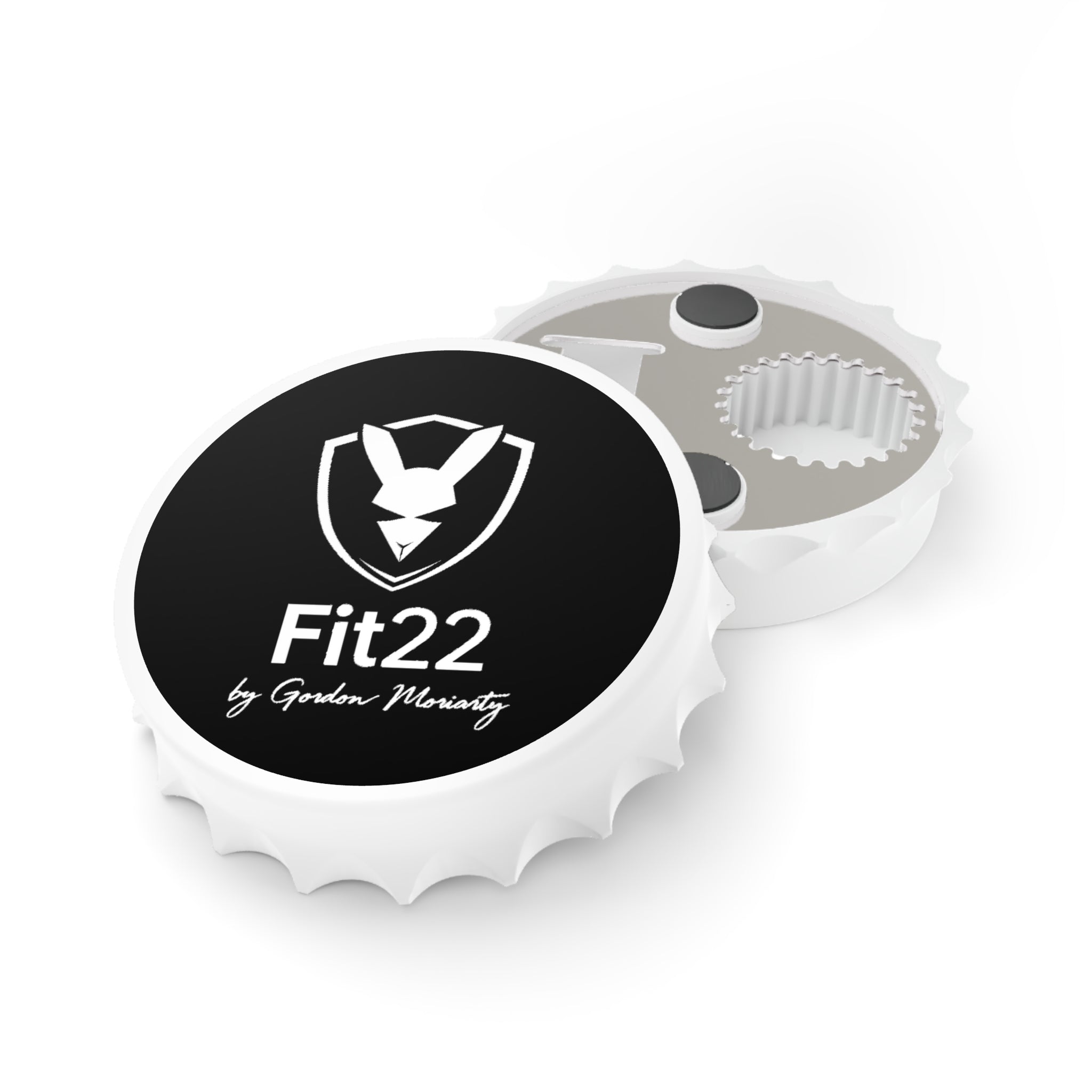 Bottle Opener — Fit22 Fitness Logo Bottle Opener by Gordon Moriarty