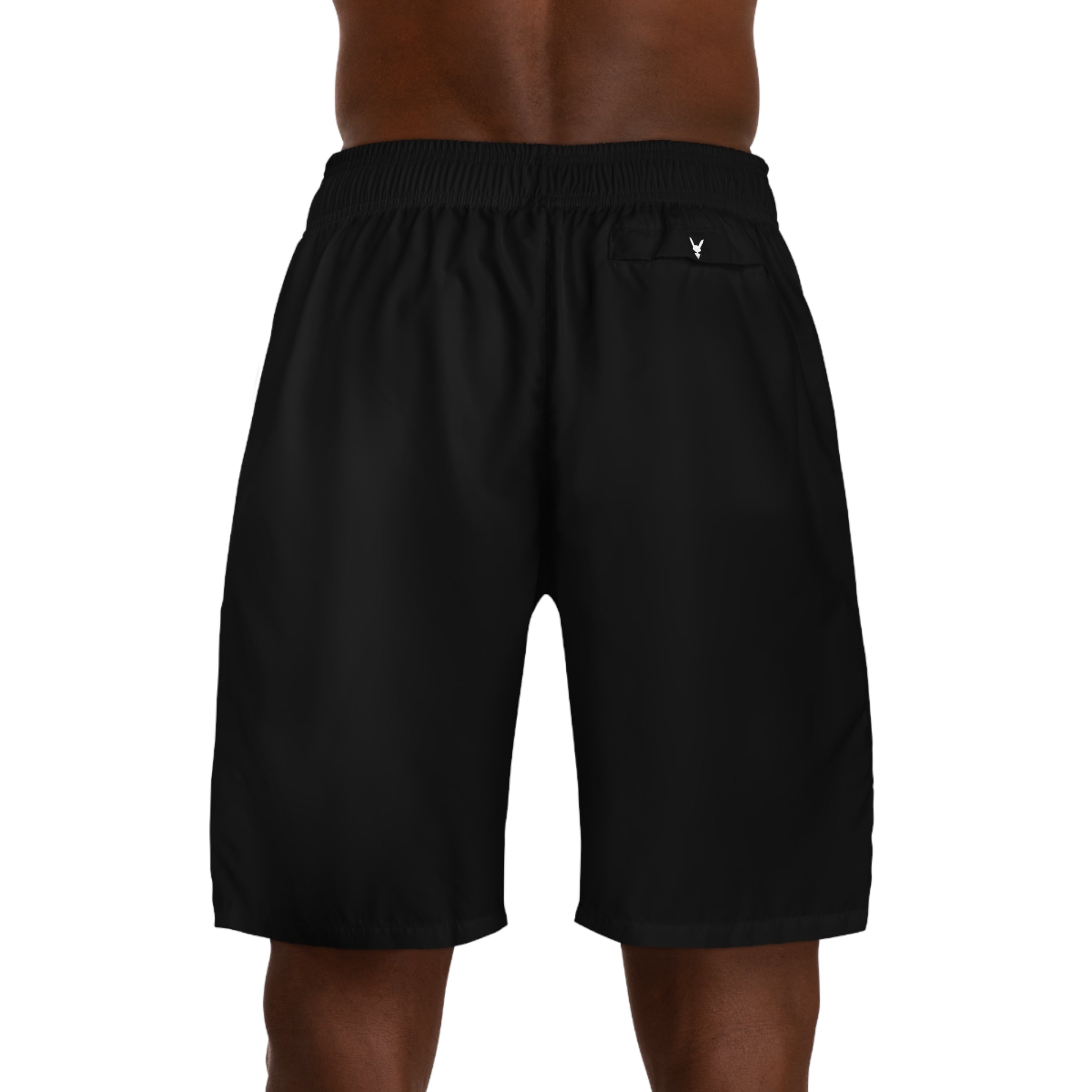 Fit22 Men's Athletic Performance Gym Shorts - Black