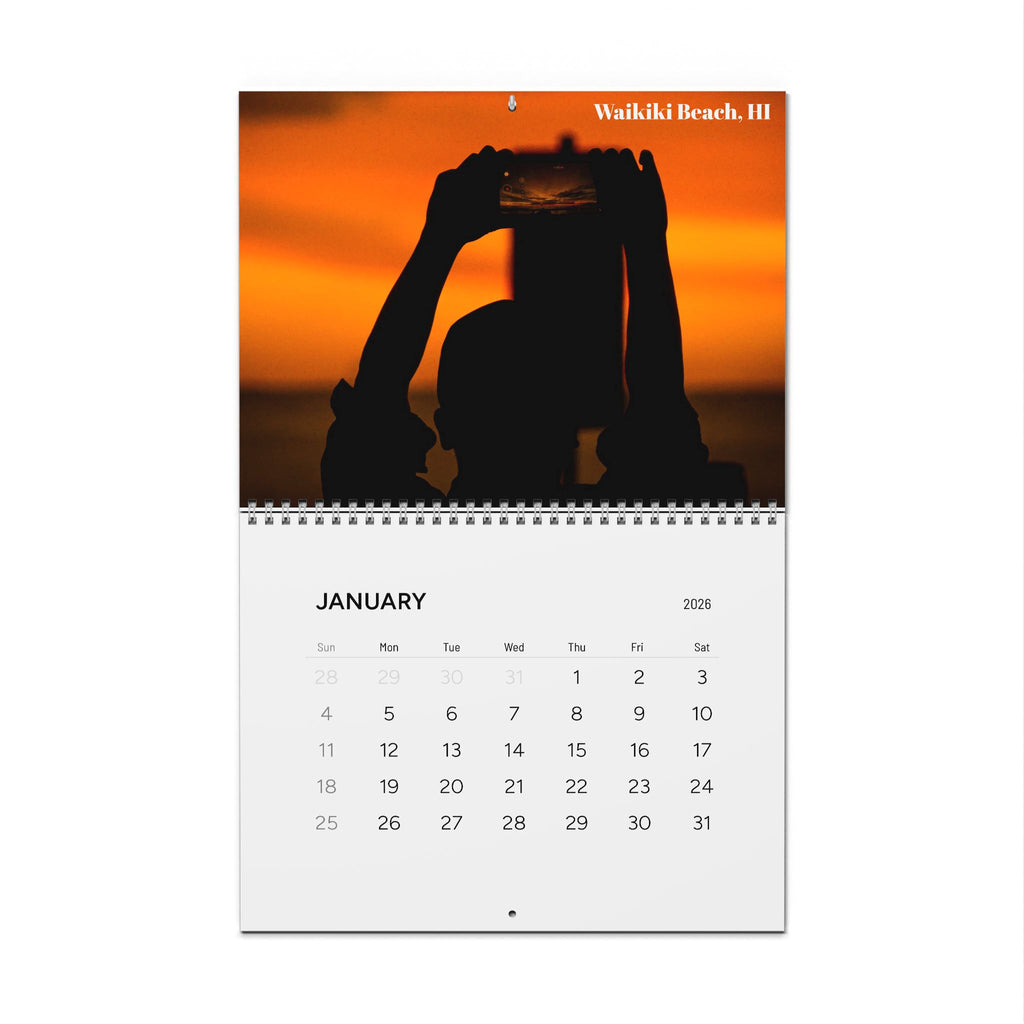 2026 Shot_By_Gordon22 Wall Calendar