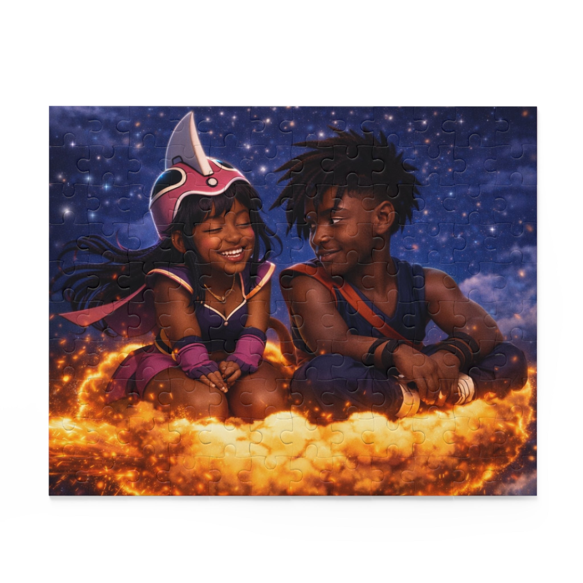 Puzzle - Fire Cloud on a Magical Starry Night (120/252/500 pcs)