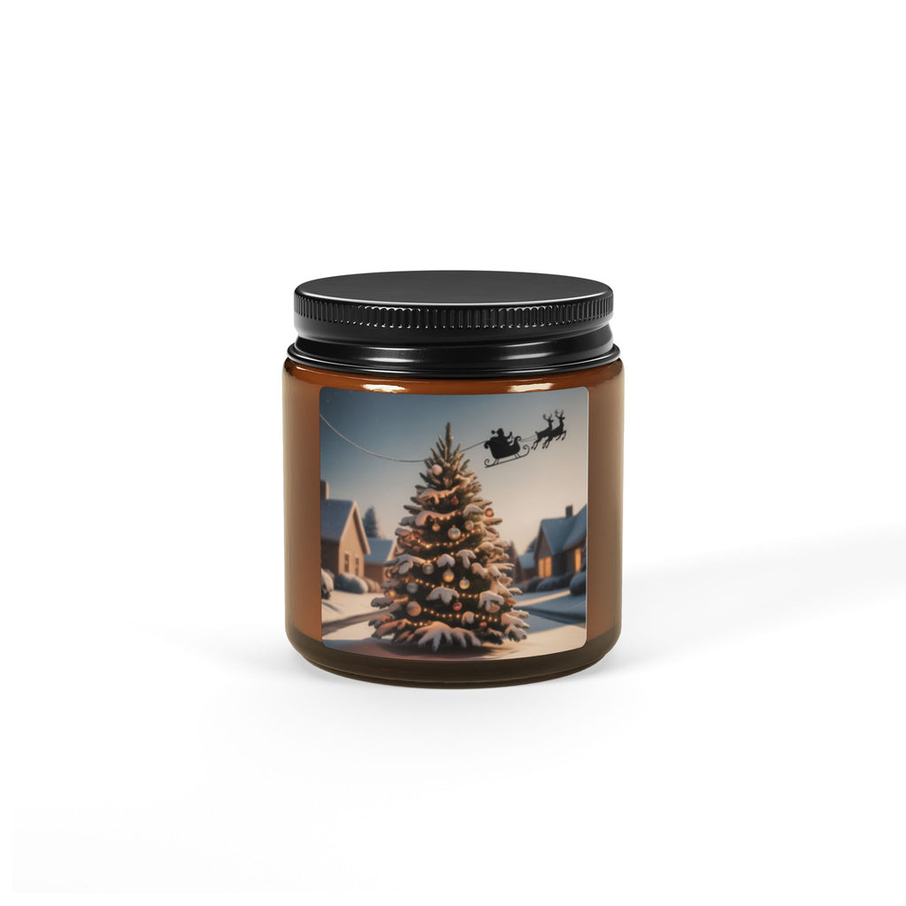 Christmas Amber Jar Soy Candle — Scented Candle