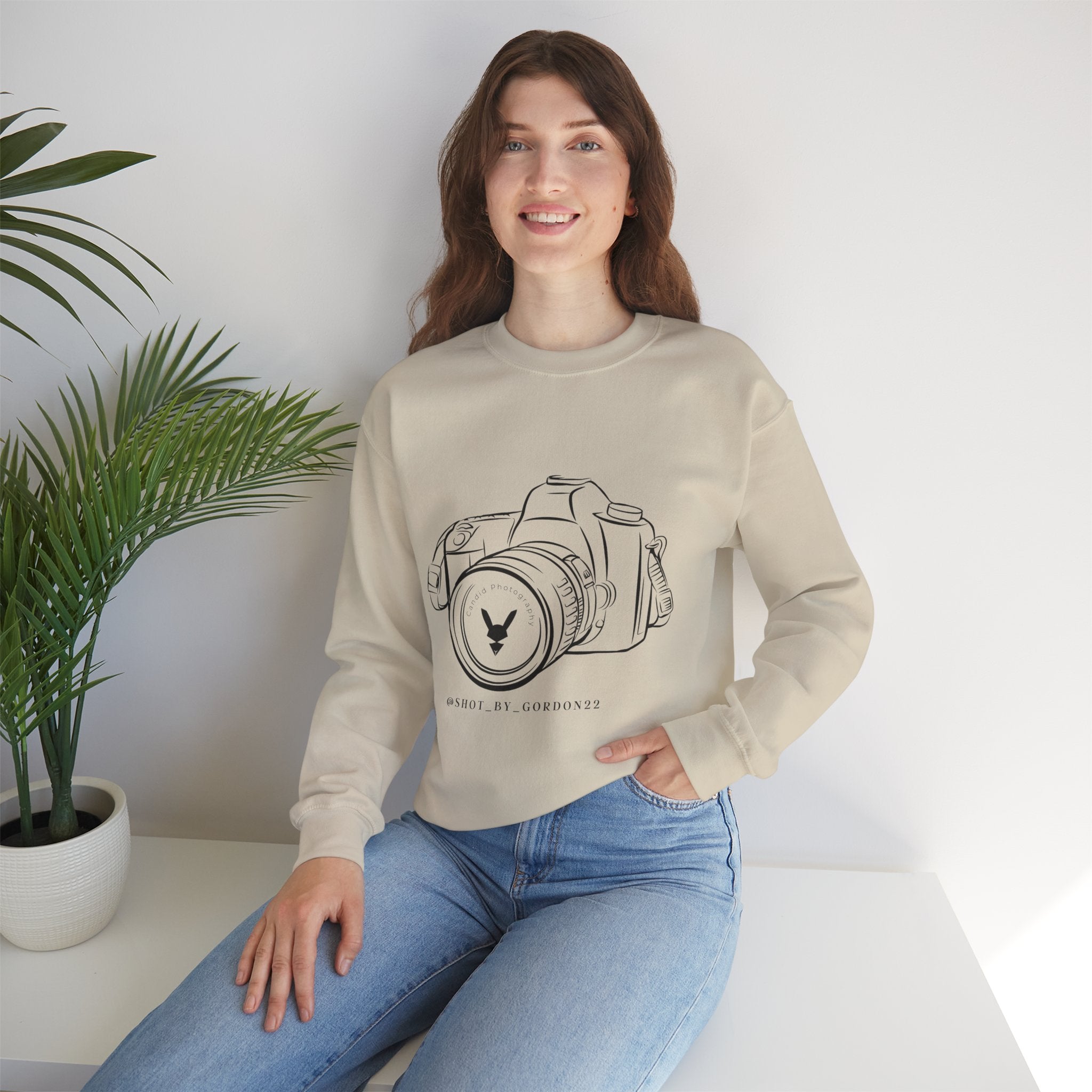 Candid Camera Streetwear Logo Crewneck