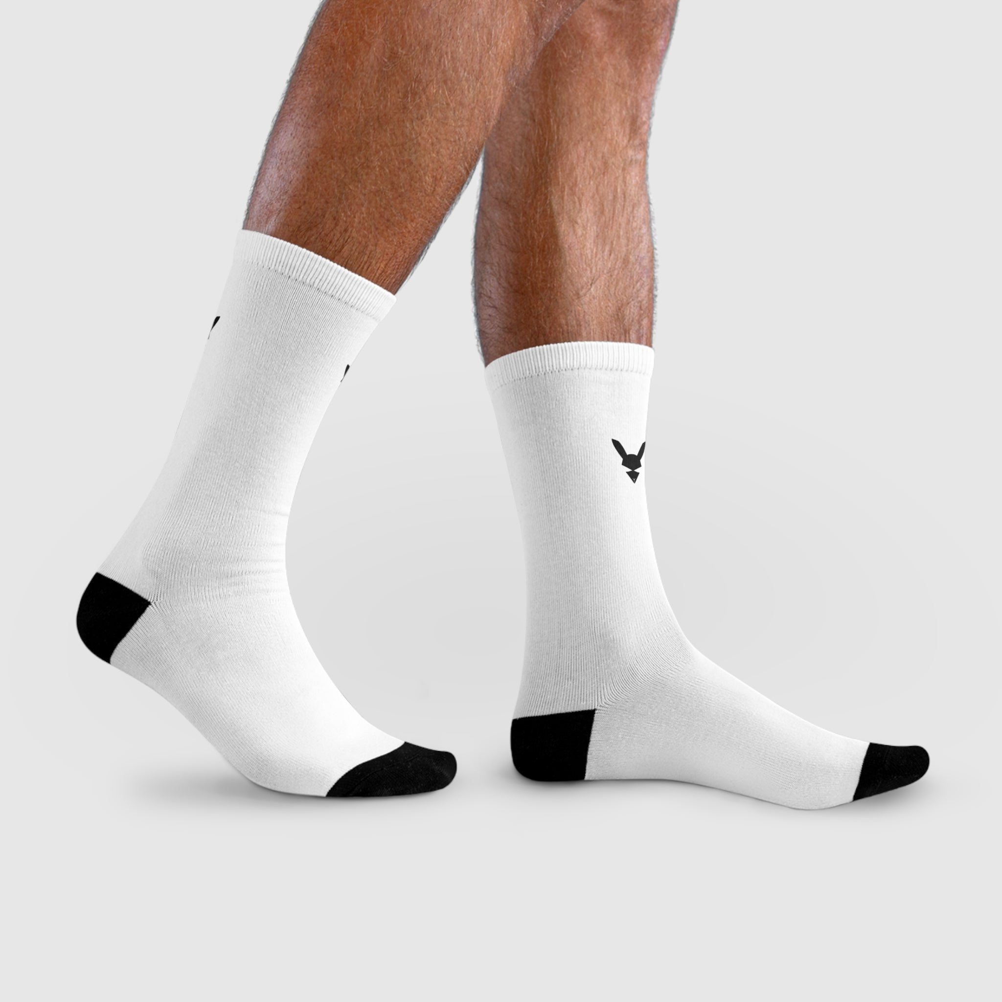 Flagship Logo Crew Socks — Sublimation 25% Cotton