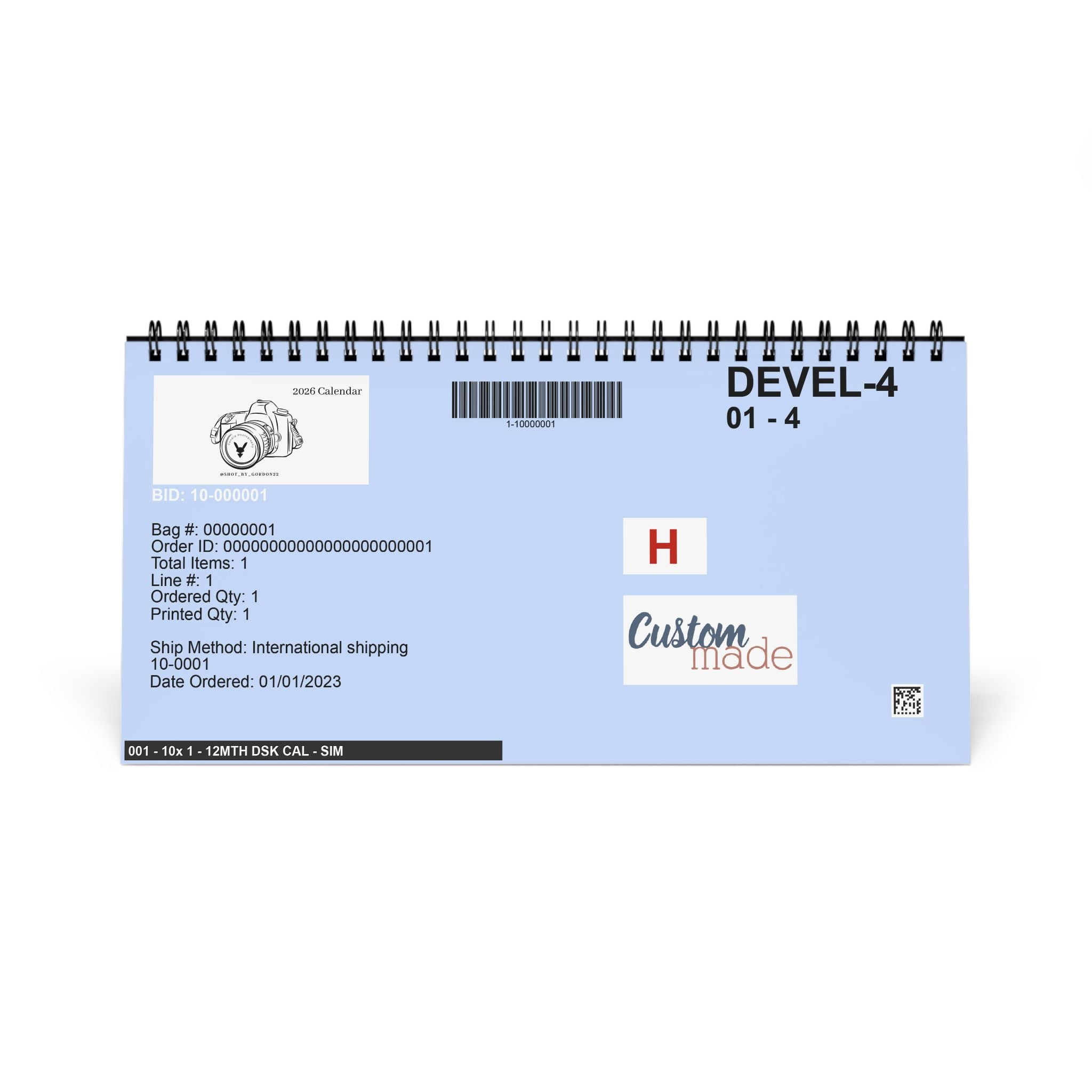 2026 Shot_By_Gordon22 Desktop Calendar