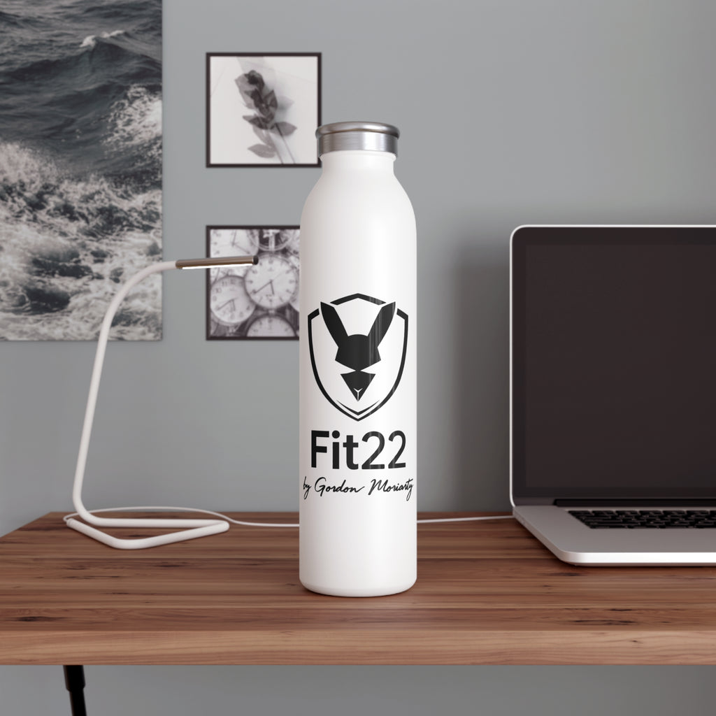 Fit22 Branded Stainless Steel Bottle, Fitness Hydration Bottle